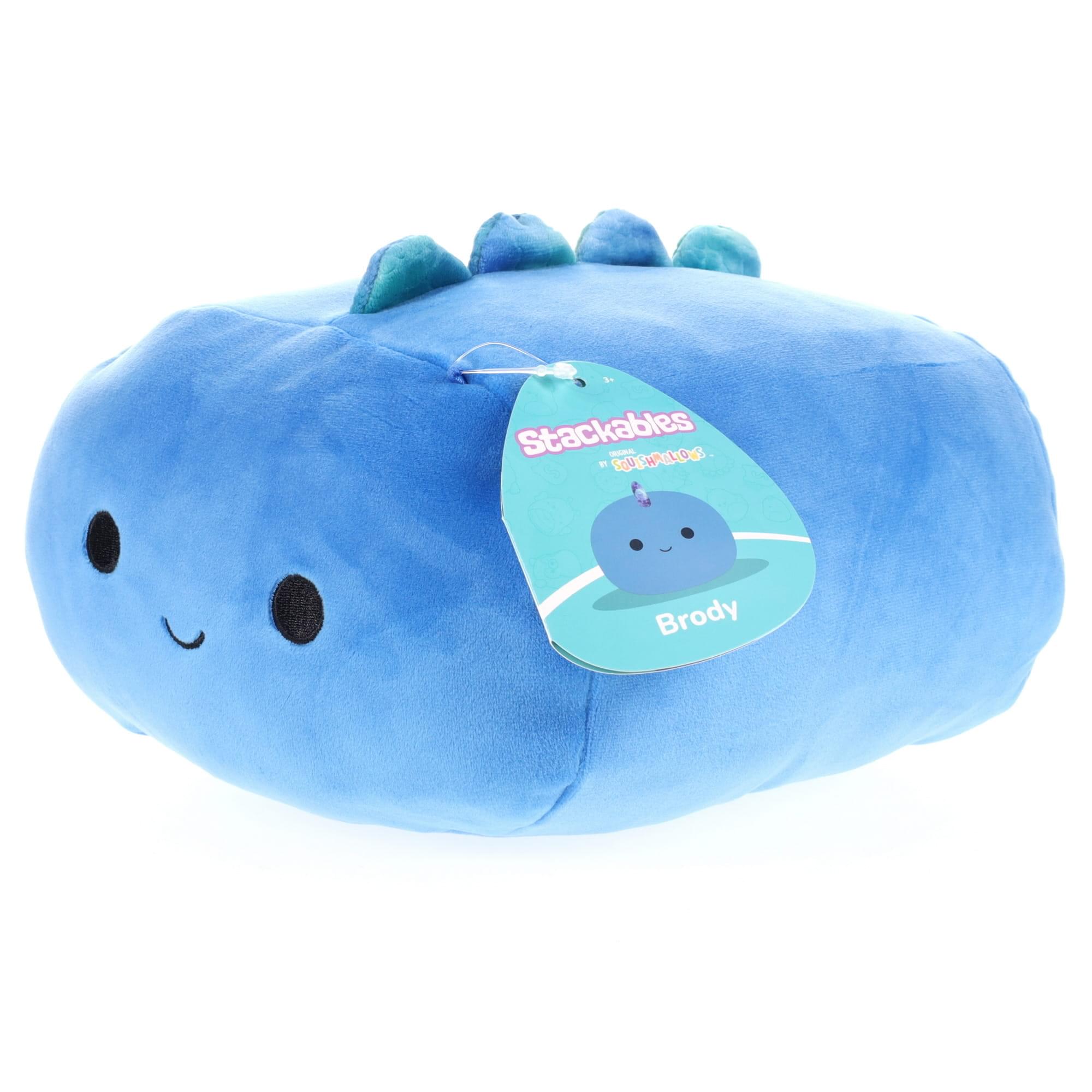 Squishmallow 8 Inch Stackable Plush | Brody the Dark-Blue Dinosaur