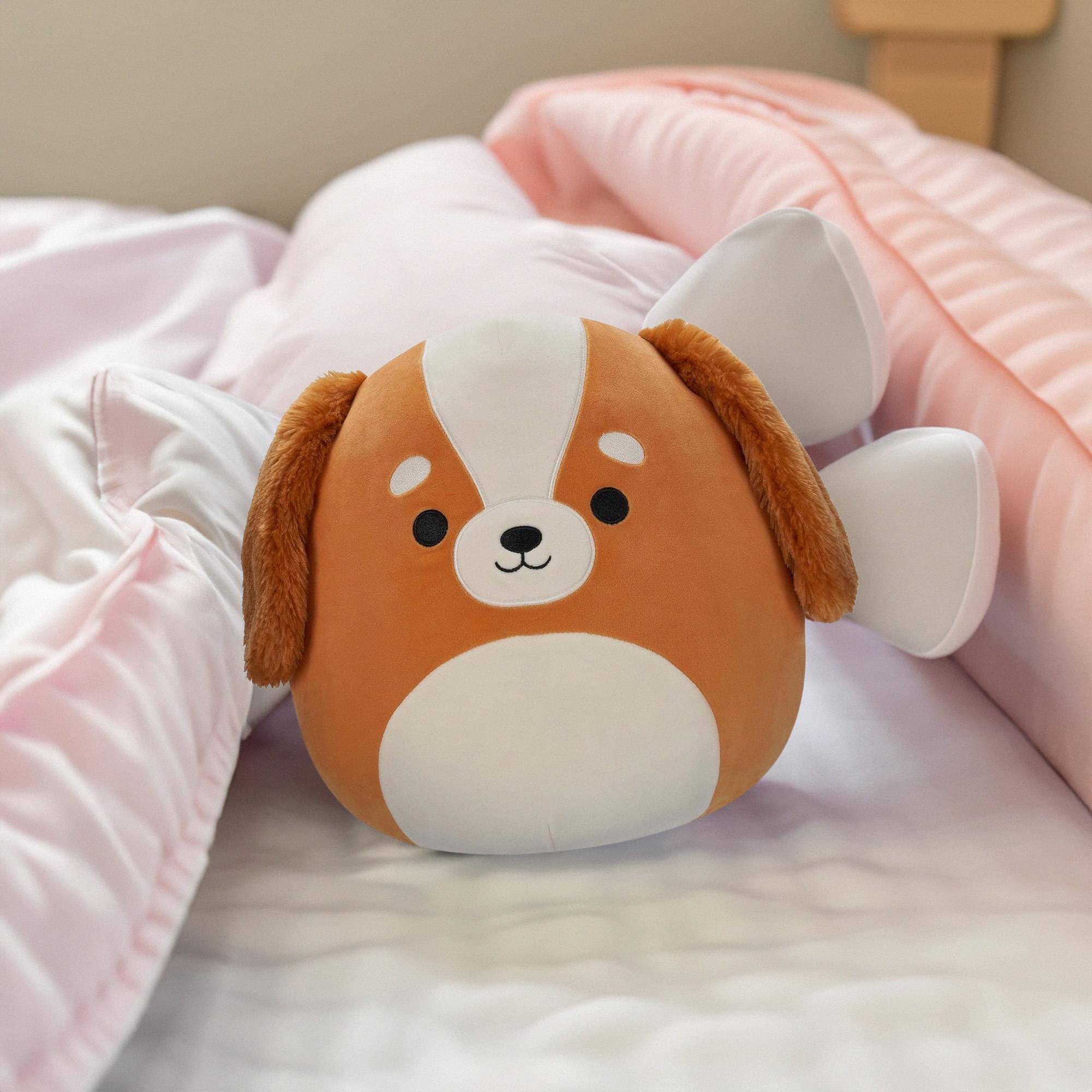 Squishmallow 12 Inch Plush | Ysabel the Brown and White Spaniel