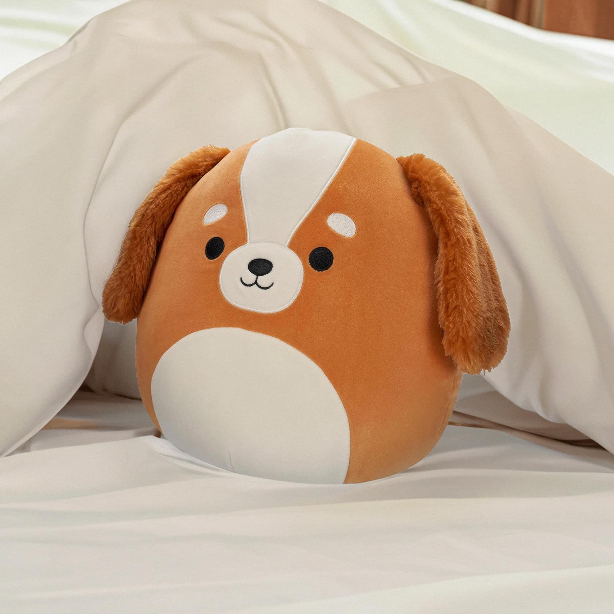 Squishmallow 12 Inch Plush | Ysabel the Brown and White Spaniel