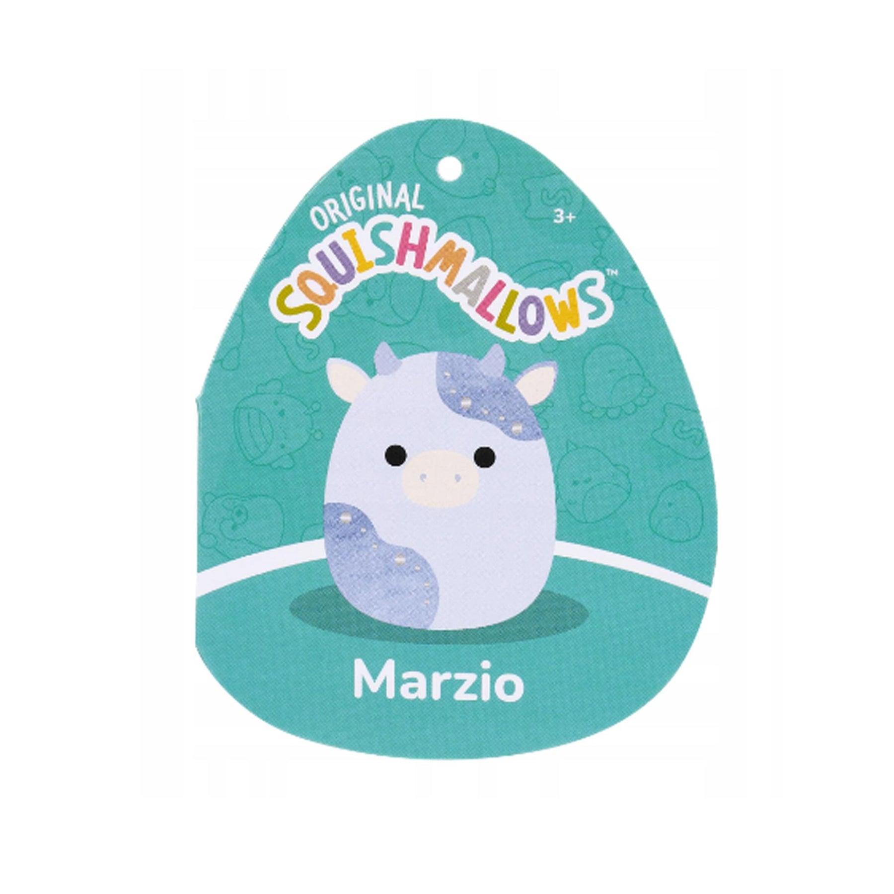 Squishmallows Velvet Squad 8 Inch Plush | Marzio the Cow