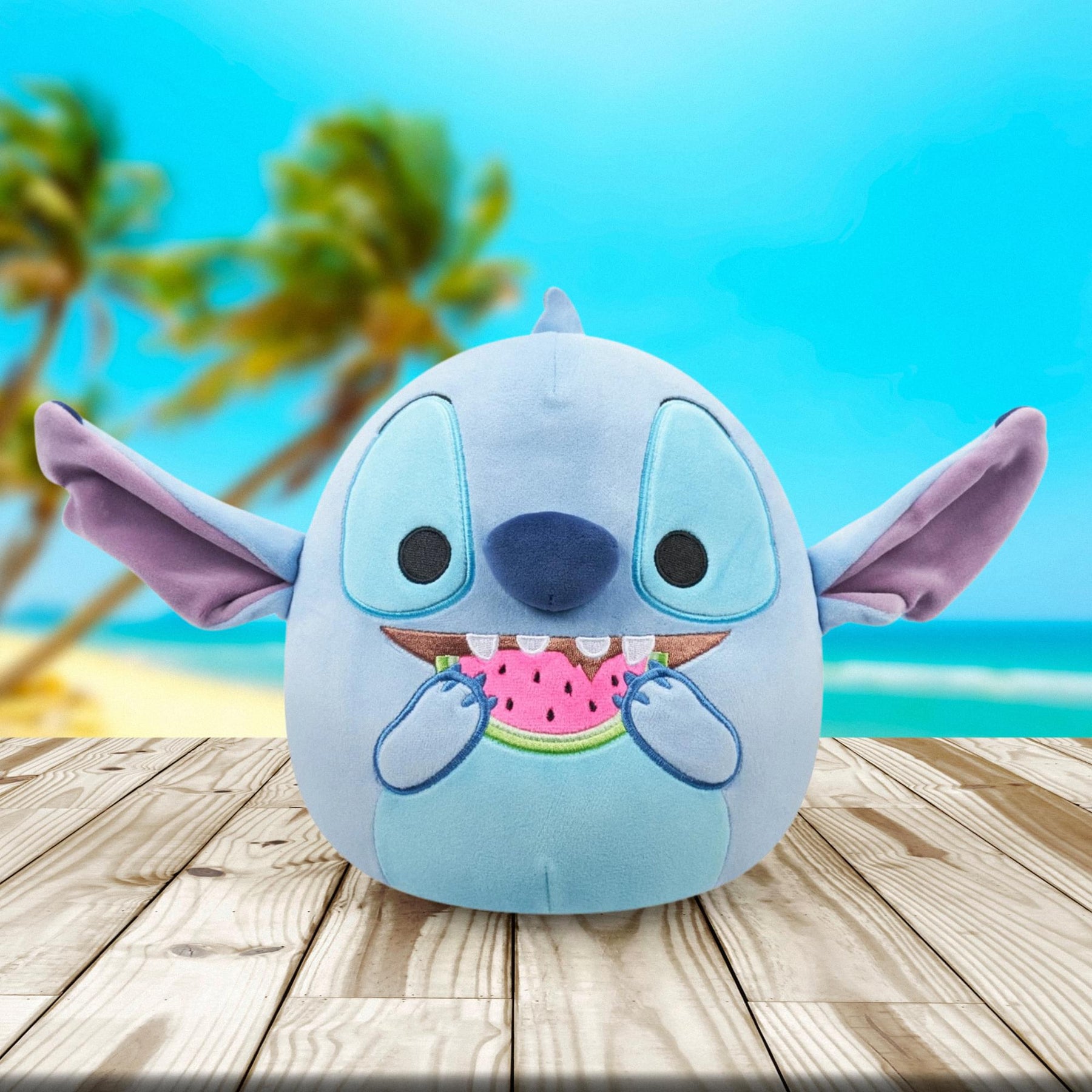 Squishmallows Disney 8 Inch Plush | Stitch with Watermelon