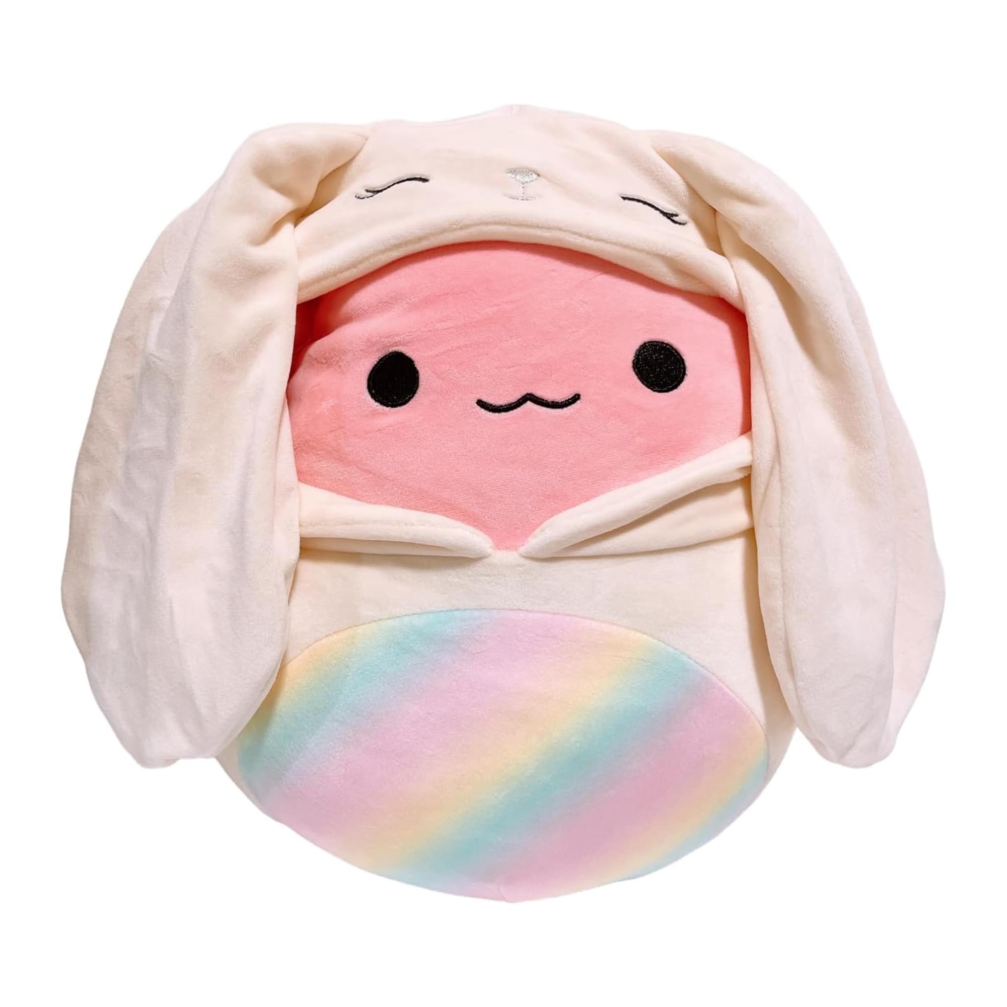 Squishmallows Easter Squad 8 Inch Plush | Archie The Pink Axolotl In Bunny Outfit