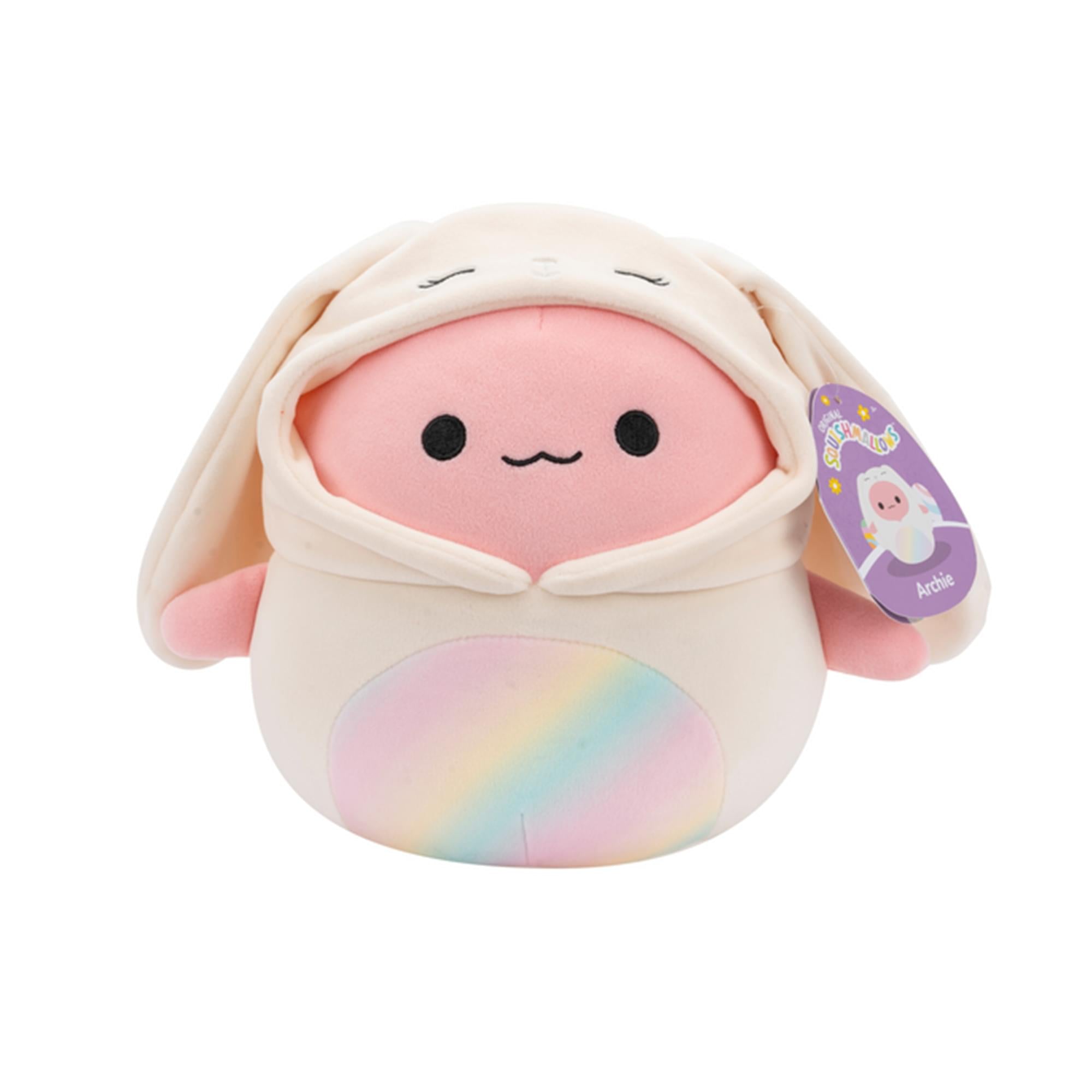 Squishmallows Easter Squad 12 Inch Plush | Archie the Axolotl in Bunny Hoodie
