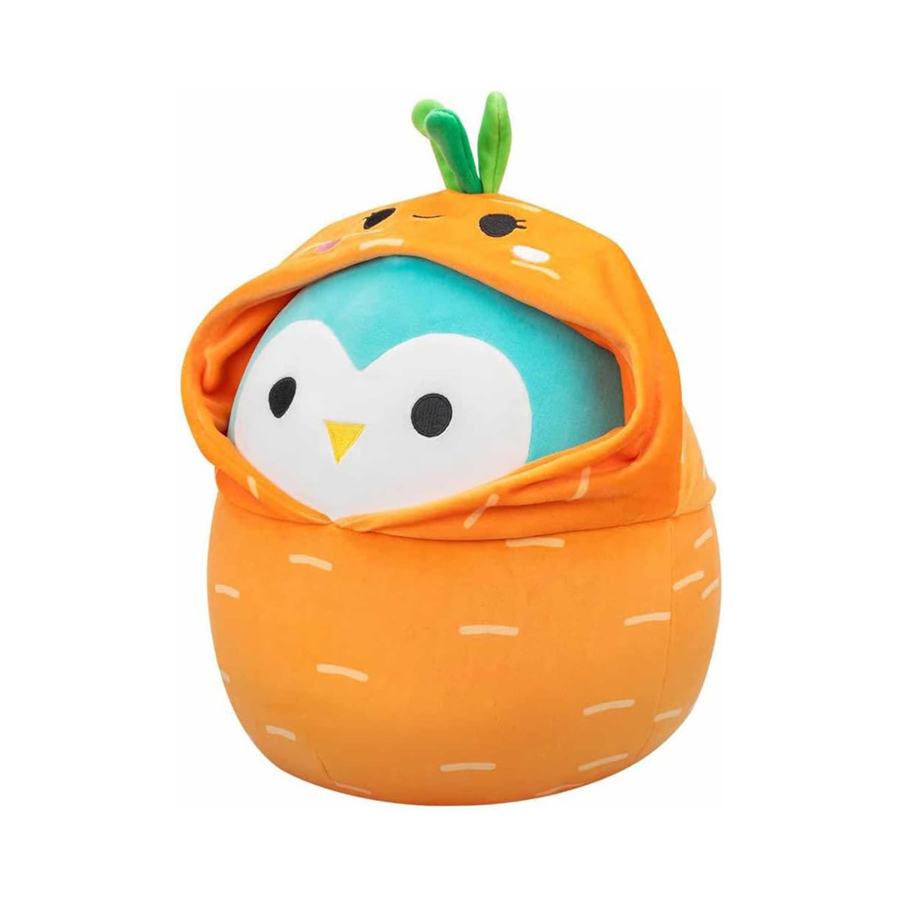Squishmallows Easter Squad 12 Inch Plush | Winston the Owl in Carrot Hoodie