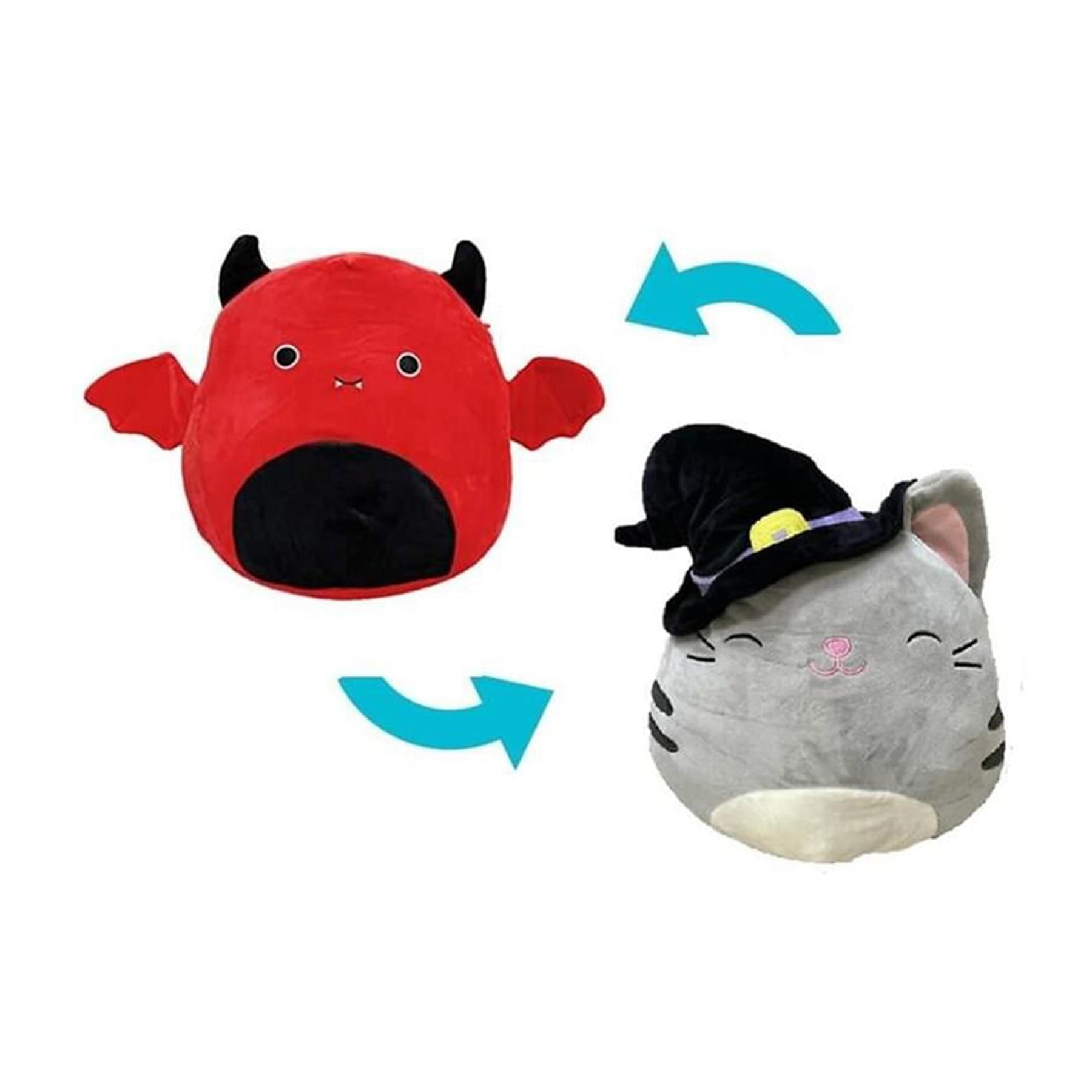 Squishmallow 9 Inch Flipmallow Halloween Plush | Devil