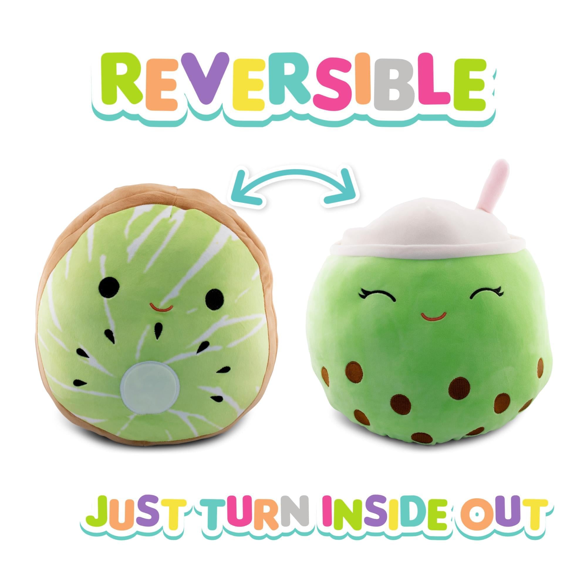 Squishmallows Flip-A-Mallow 12 Inch Plush | Kachina Kiwi & Sevda Boba