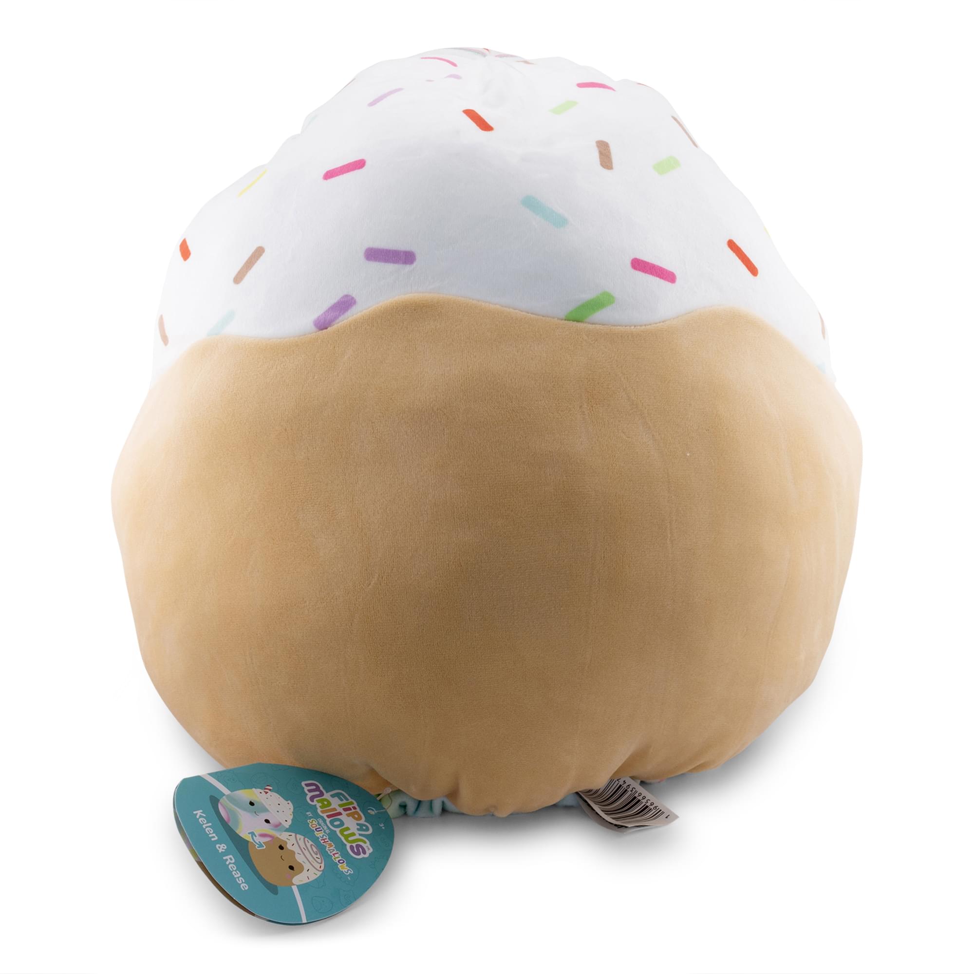 Squishmallows Flip-A-Mallow 12 Inch Plush | Kelen Milkshake & Rease Cinnamon Roll