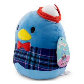 Sanrio Squishmallows 8 Inch Plush | Plaid Tuxedo Sam