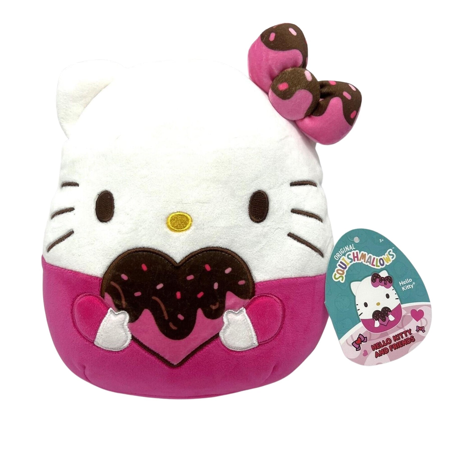 Squishmallows 8 Inch Sanrio Valentines Day Plush | Hello Kitty