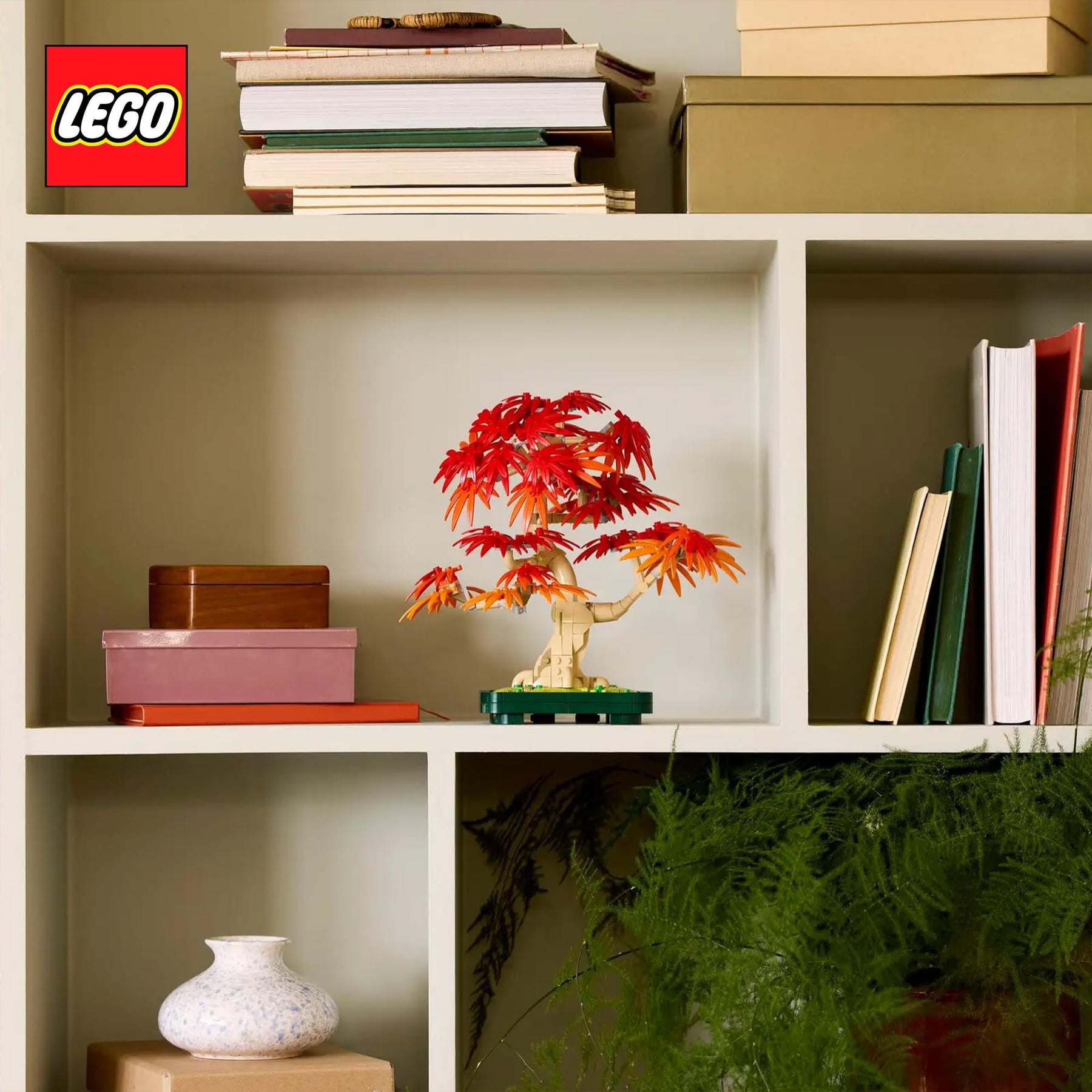 LEGO Botanicals 10348 Japanese Red Maple Bonsai Tree 474-Piece Building Set