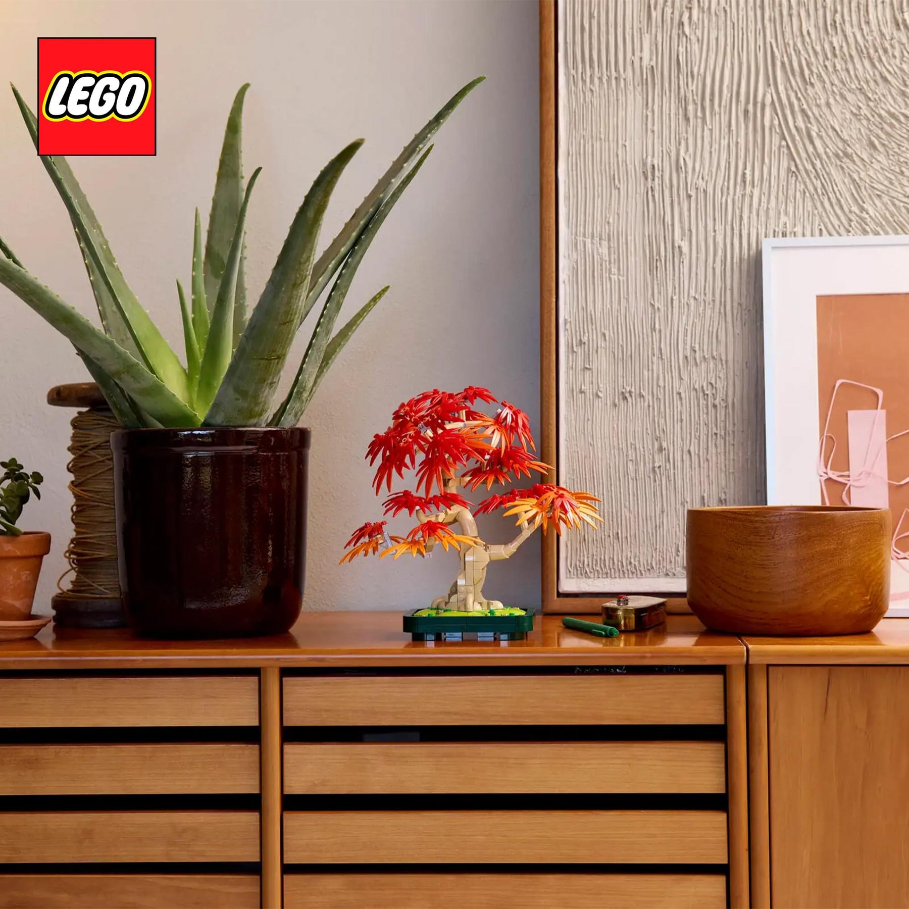LEGO Botanicals 10348 Japanese Red Maple Bonsai Tree 474-Piece Building Set