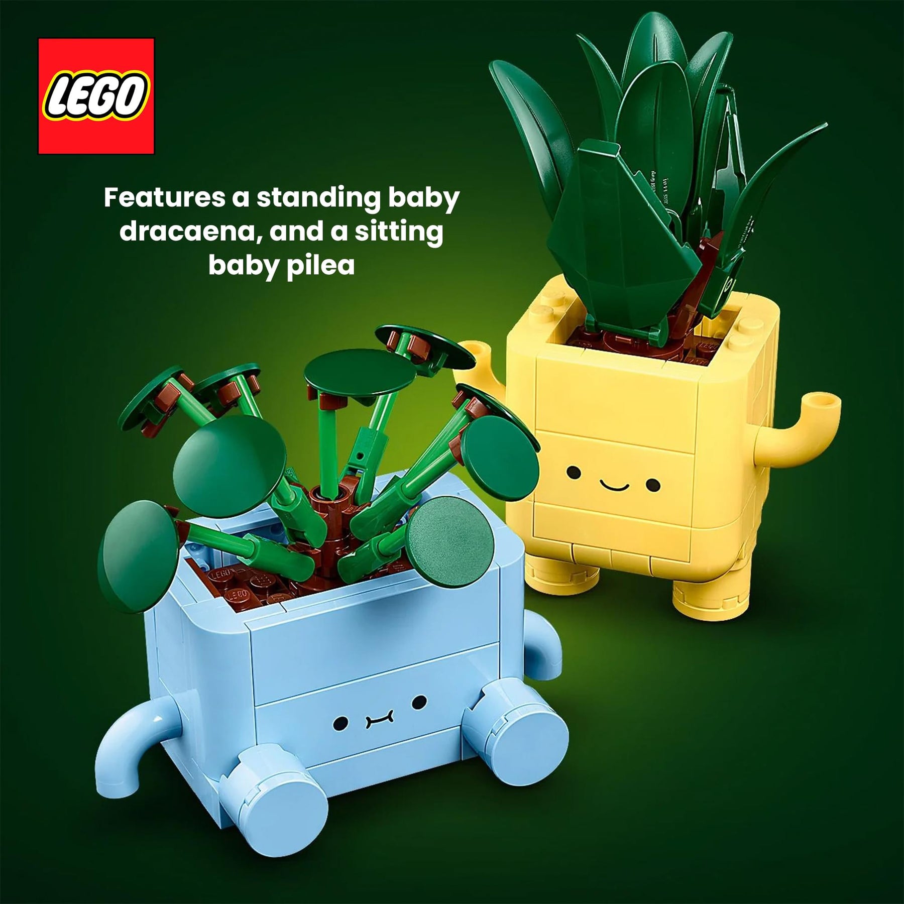 LEGO Botanicals 10349 Happy Plants 217-Piece Building Set