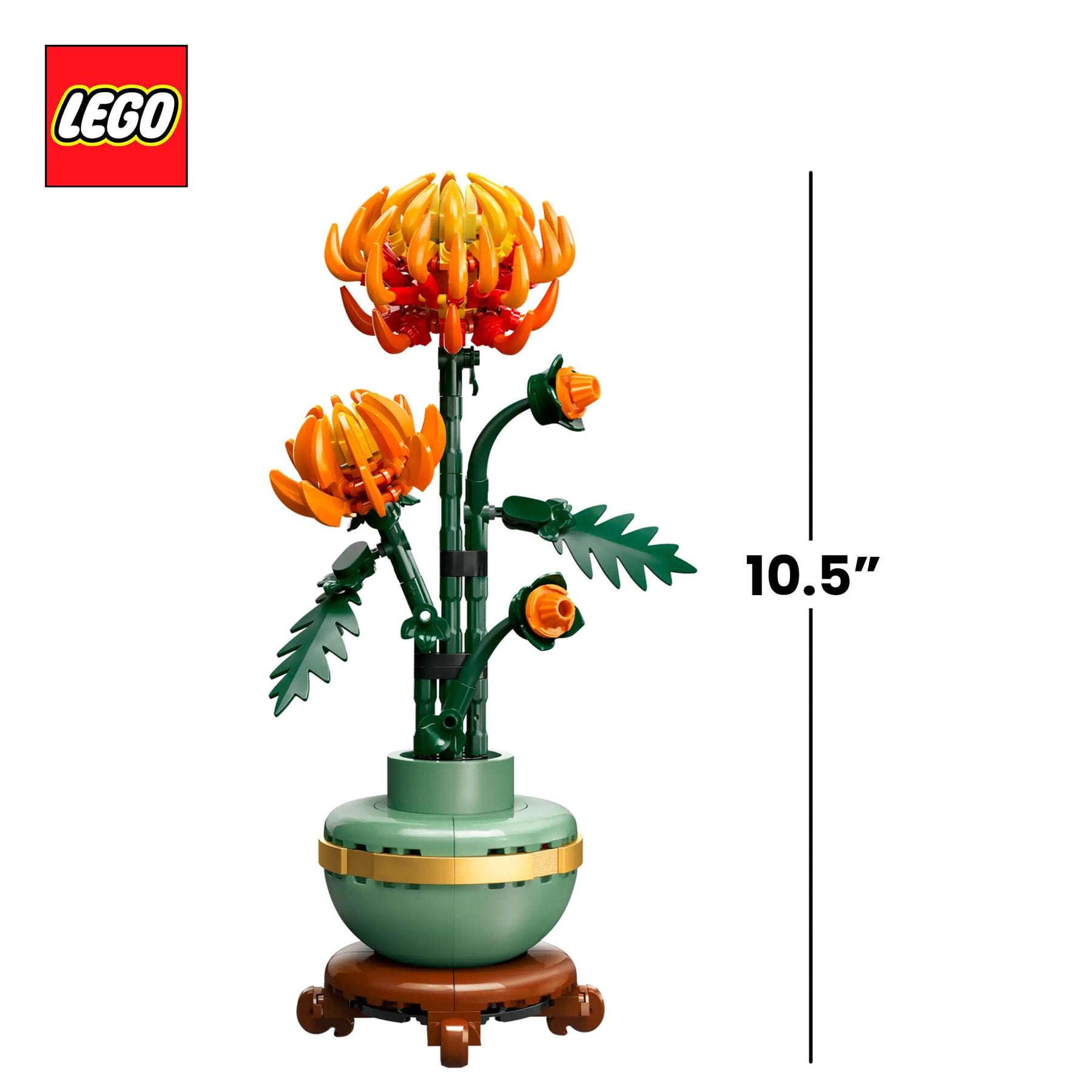 LEGO Botanicals 10368 Chrysanthemum Flower 278-Piece Building Set
