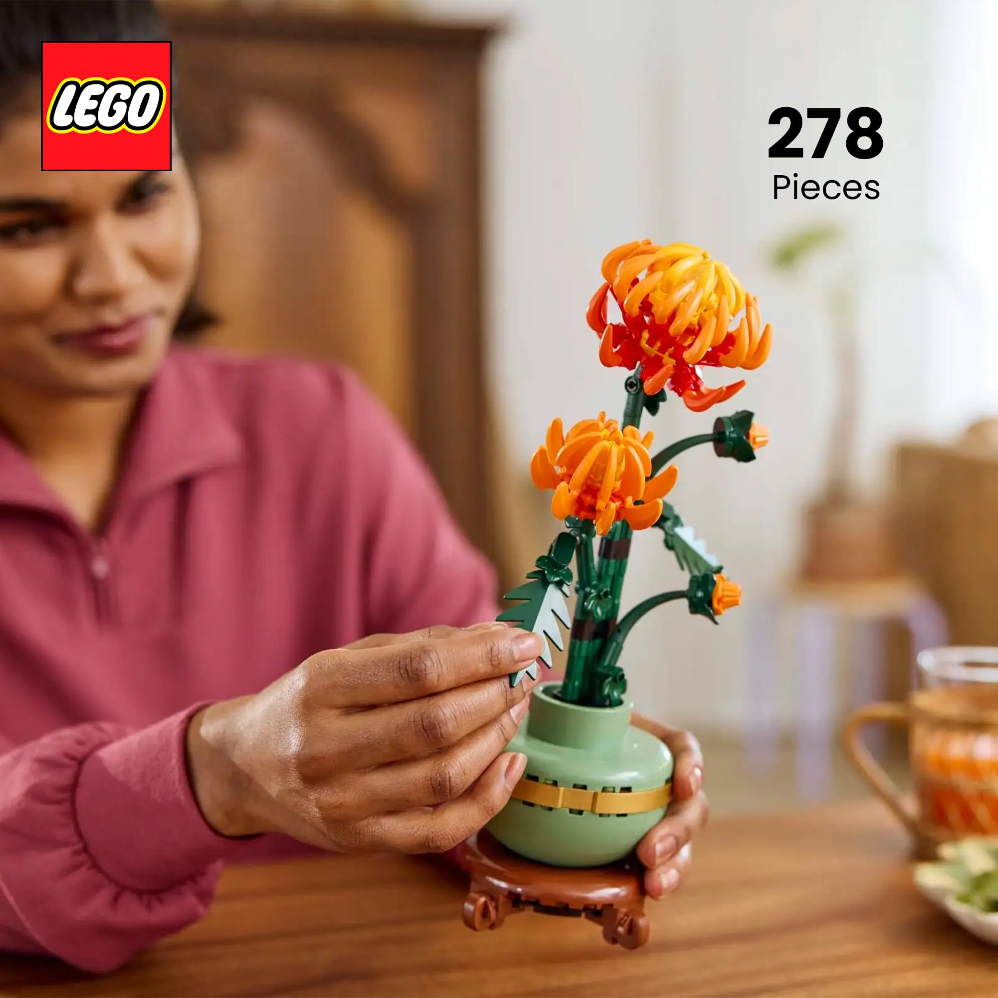 LEGO Botanicals 10368 Chrysanthemum Flower 278-Piece Building Set