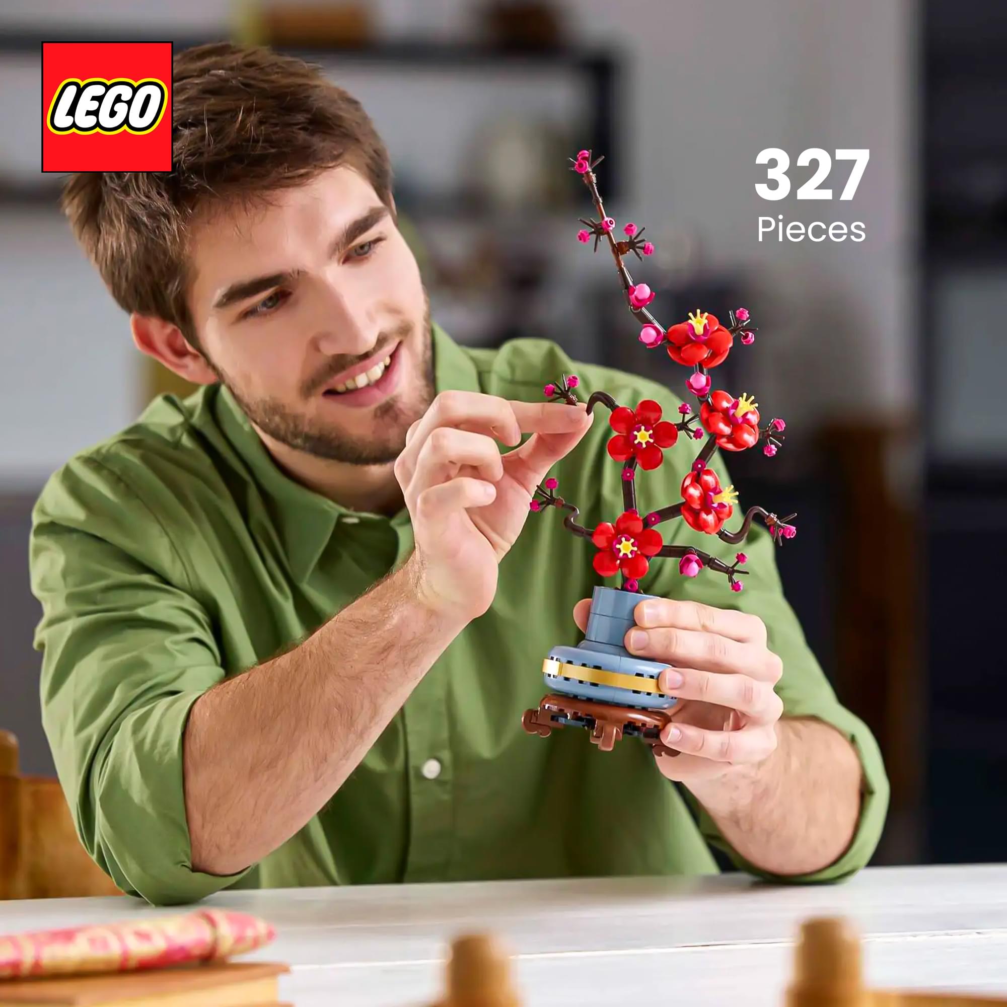 LEGO Botanicals 10369 Plum Blossom Flower 327-Piece Building Set
