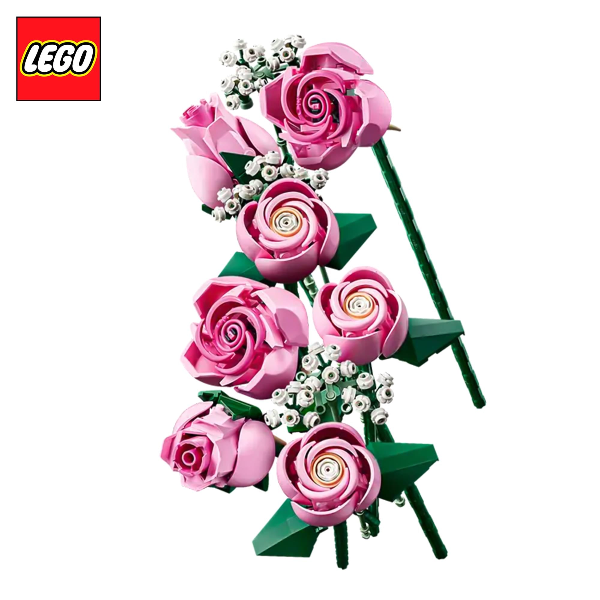 LEGO Botanicals #10374 Bouquet Of Pink Roses 789-Piece Buiulding Set