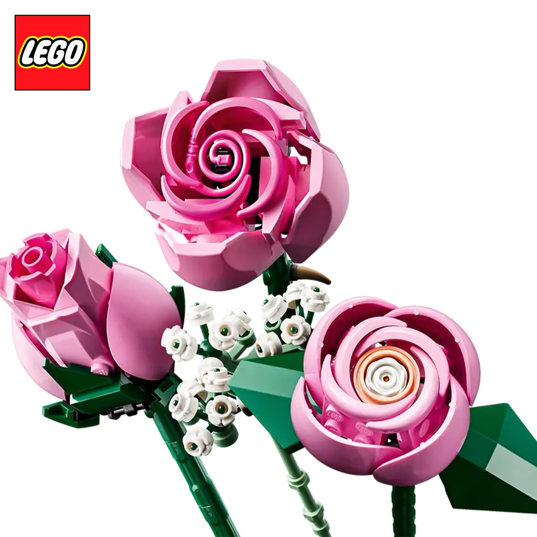 LEGO Botanicals #10374 Bouquet Of Pink Roses 789-Piece Buiulding Set