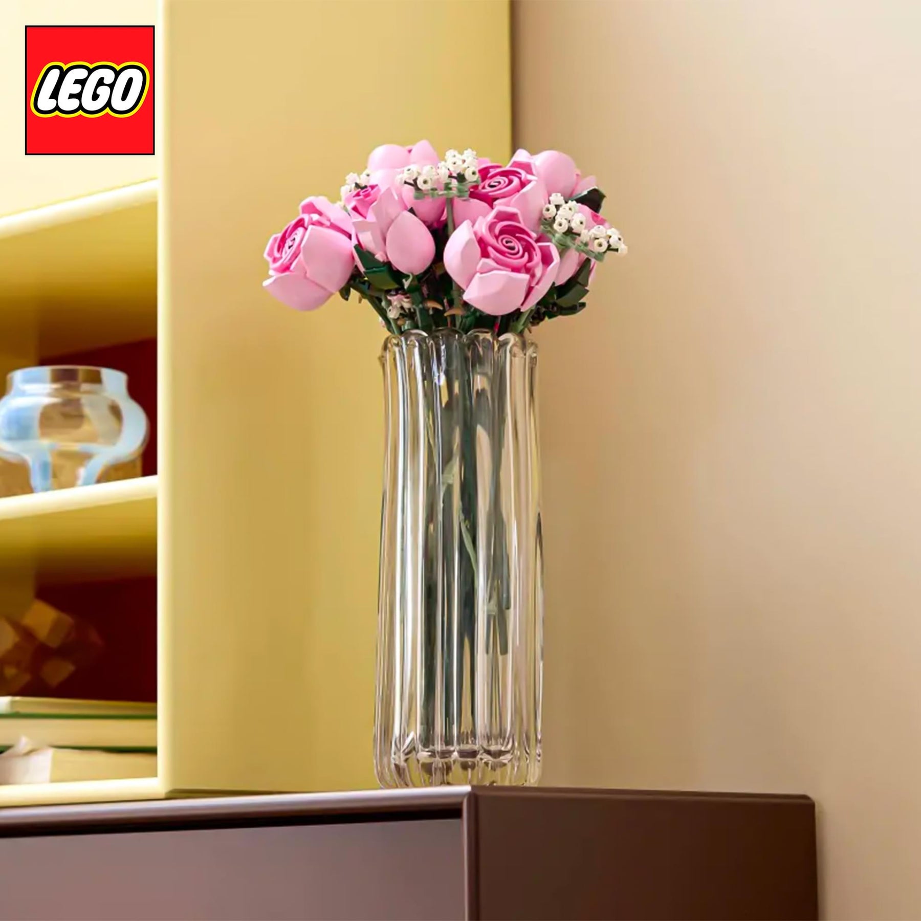 LEGO Botanicals #10374 Bouquet Of Pink Roses 789-Piece Buiulding Set