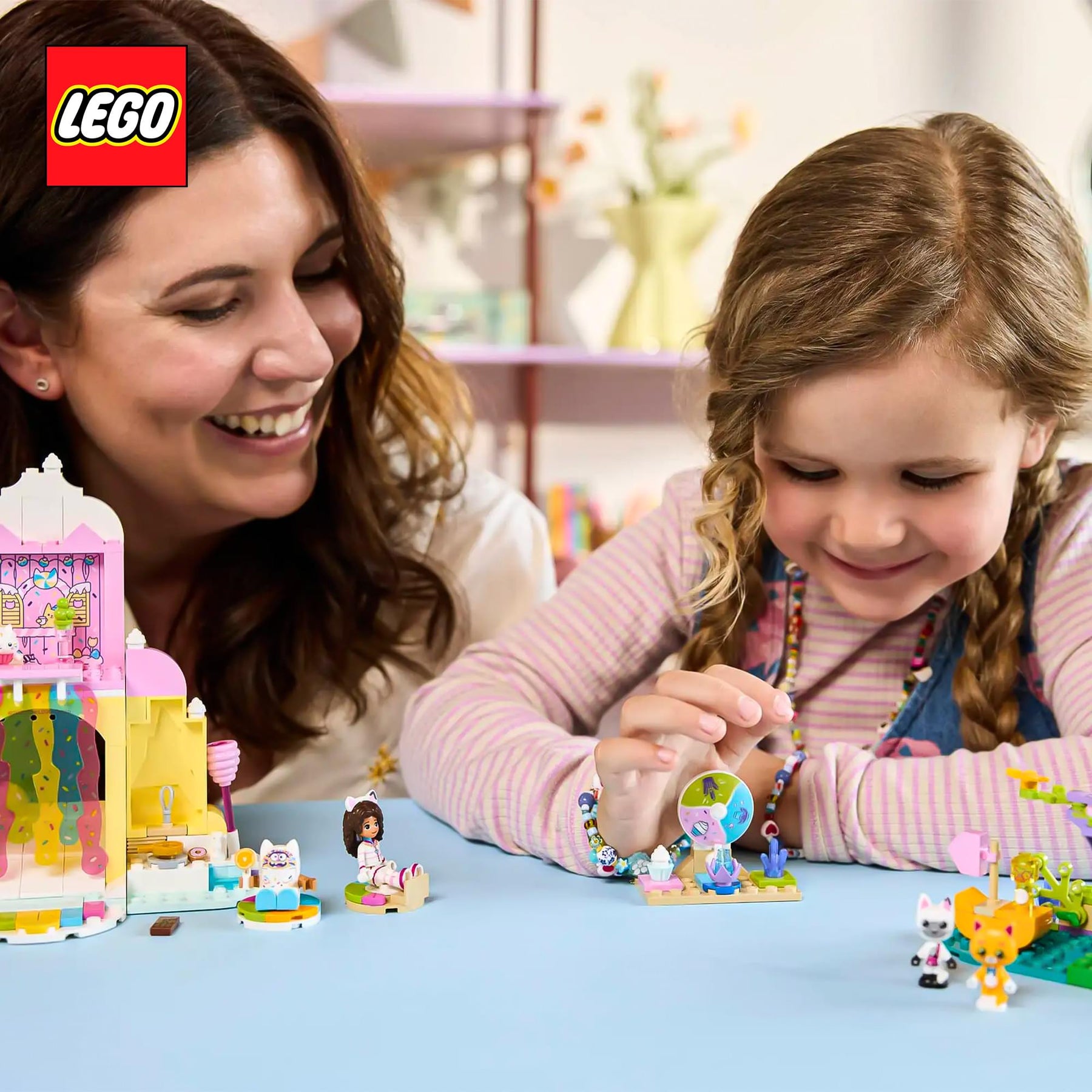 Gabby's Dollhouse LEGO 11205 Sweet Treat Mountain & Kitty Garden 263-Piece Building Set