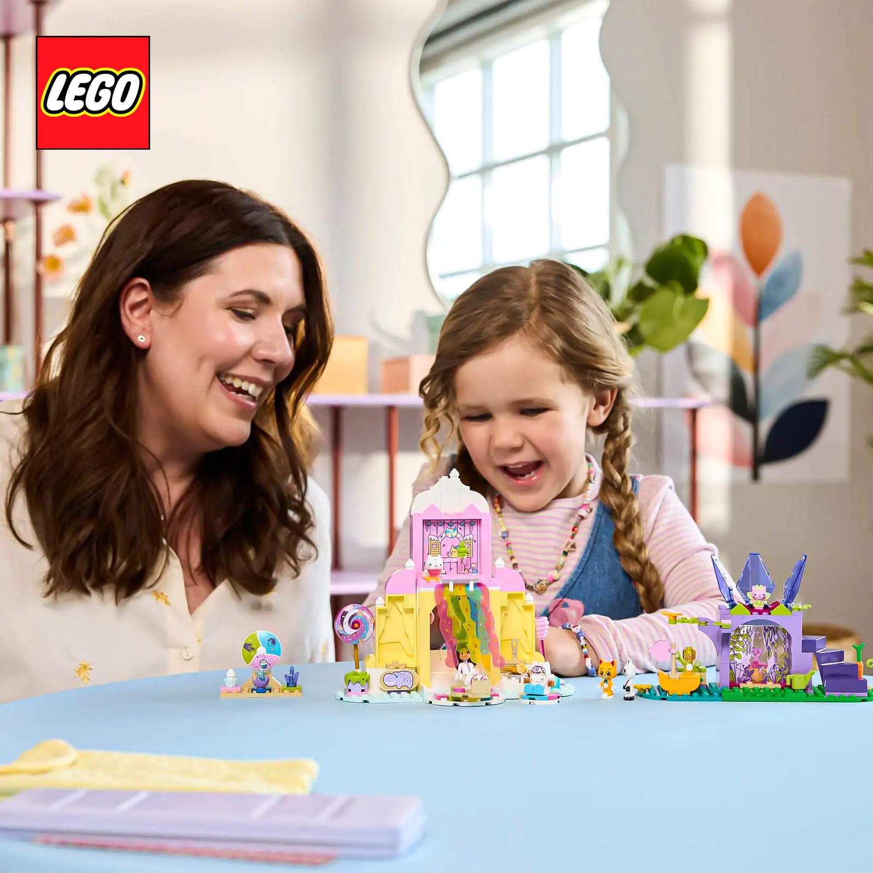 Gabby's Dollhouse LEGO 11205 Sweet Treat Mountain & Kitty Garden 263-Piece Building Set