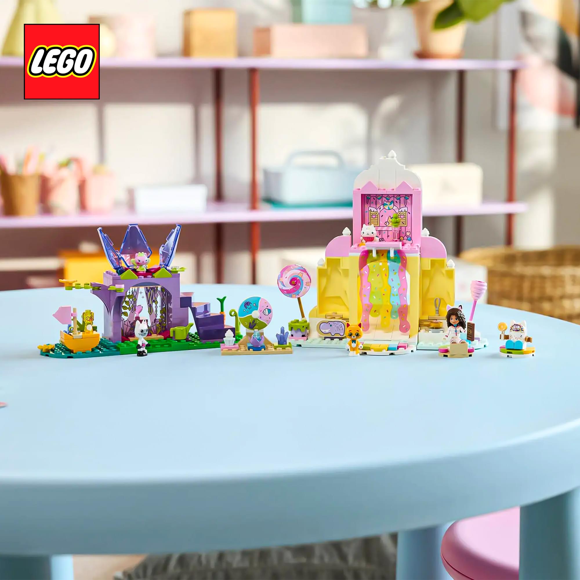 Gabby's Dollhouse LEGO 11205 Sweet Treat Mountain & Kitty Garden 263-Piece Building Set