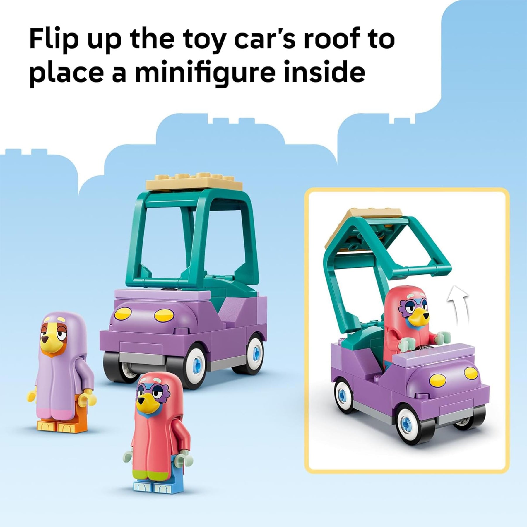 Bluey LEGO 11216 Grannies With Bingo and Bluey 80-Piece Building Set