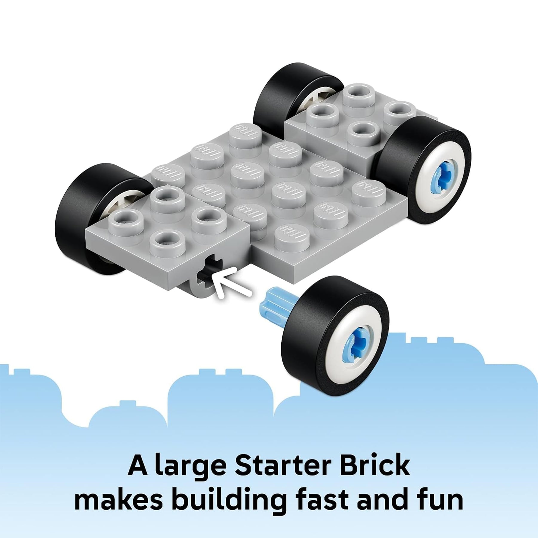 Bluey LEGO 11216 Grannies With Bingo and Bluey 80-Piece Building Set