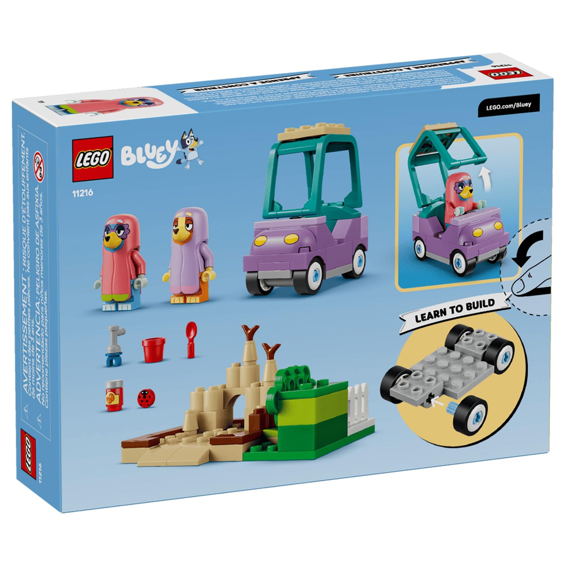 Bluey LEGO 11216 Grannies With Bingo and Bluey 80-Piece Building Set