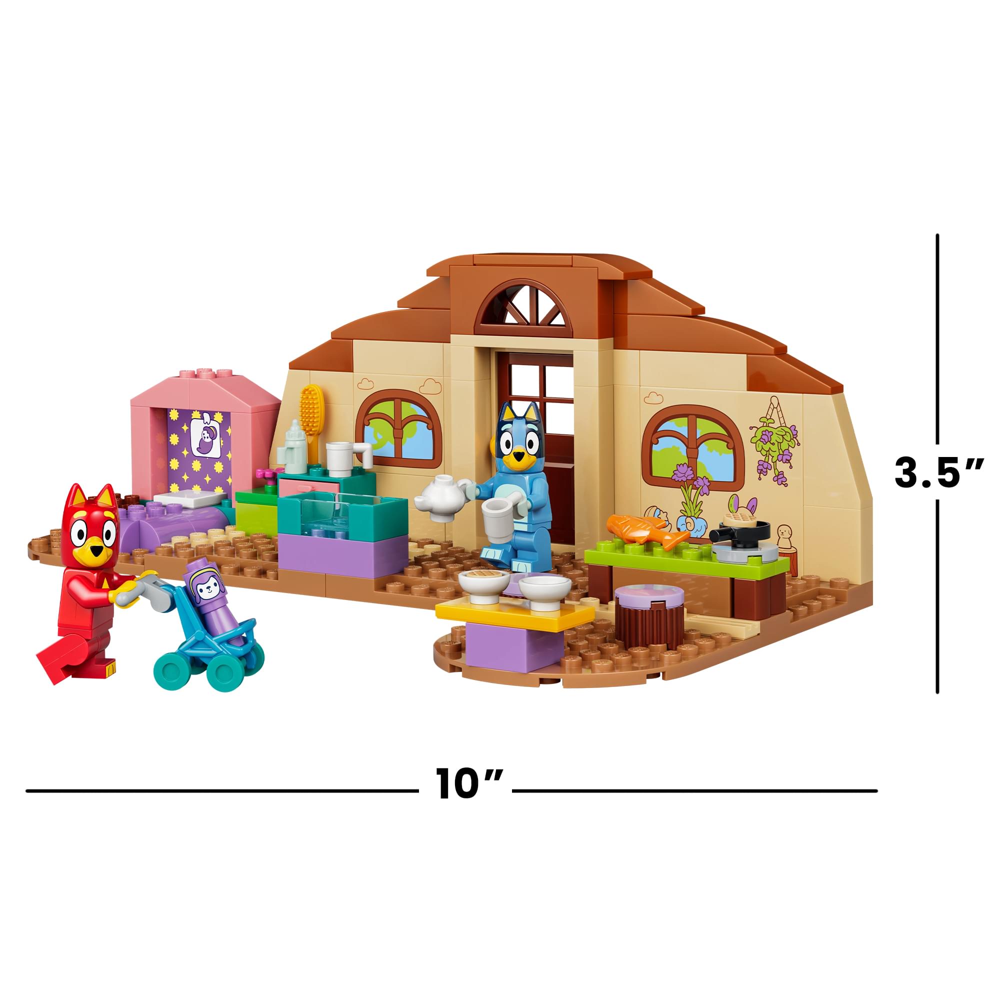 Bluey LEGO 11221 School With Rusty and Bluey 106-Piece Building Set