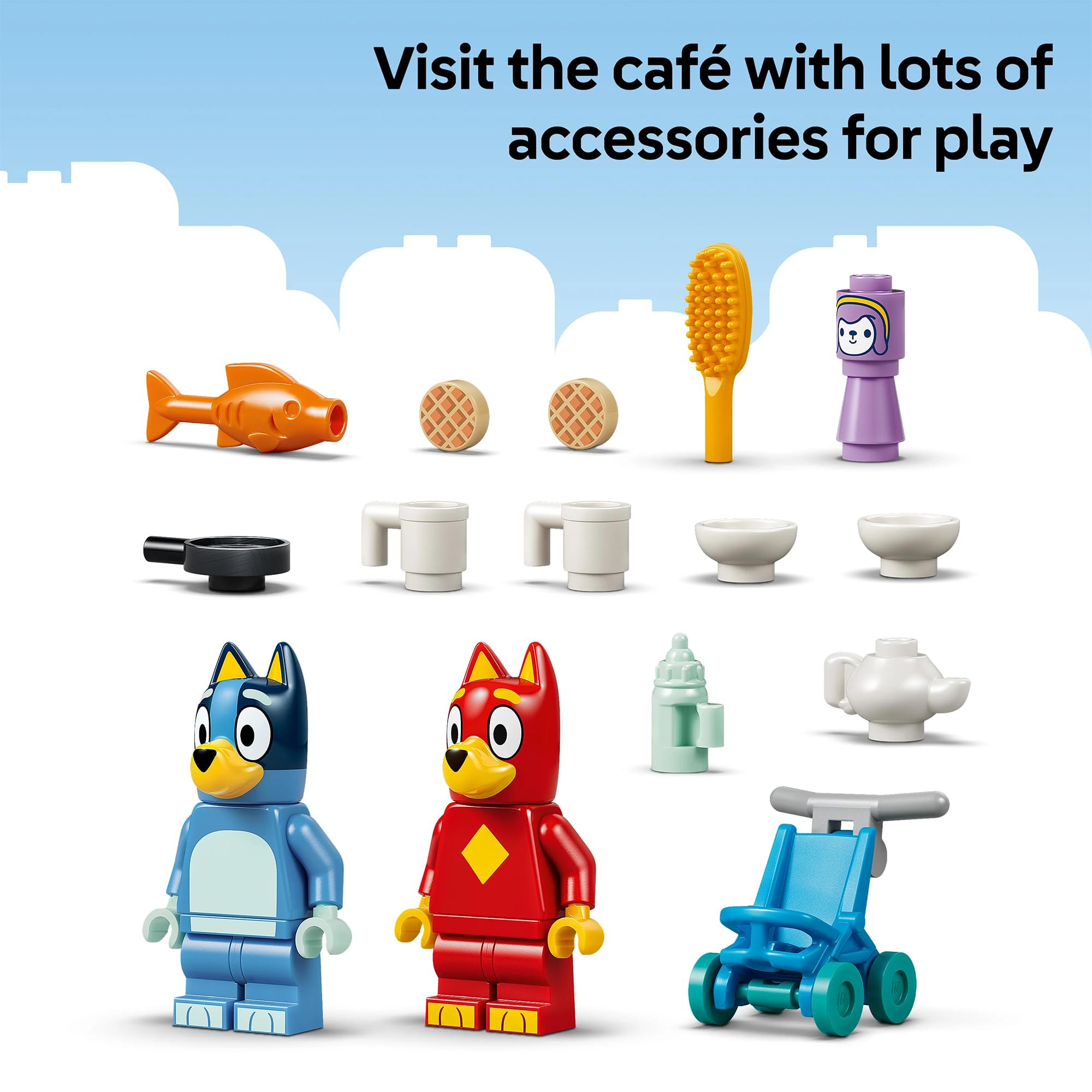 Bluey LEGO 11221 School With Rusty and Bluey 106-Piece Building Set