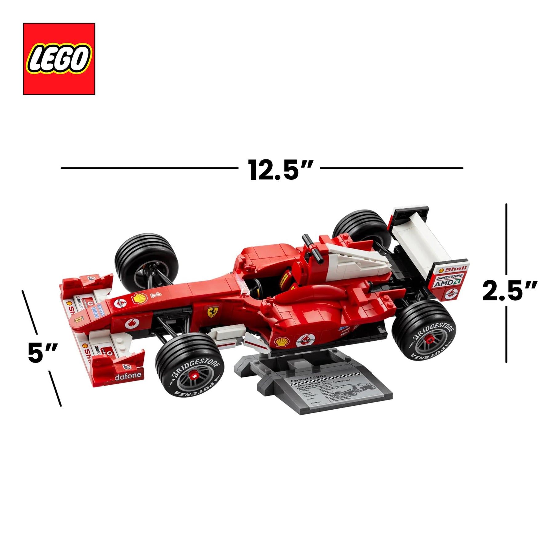 LEGO Icons 11375 Ferrari F2004 & Michael Schumacher 735-Piece Building Set