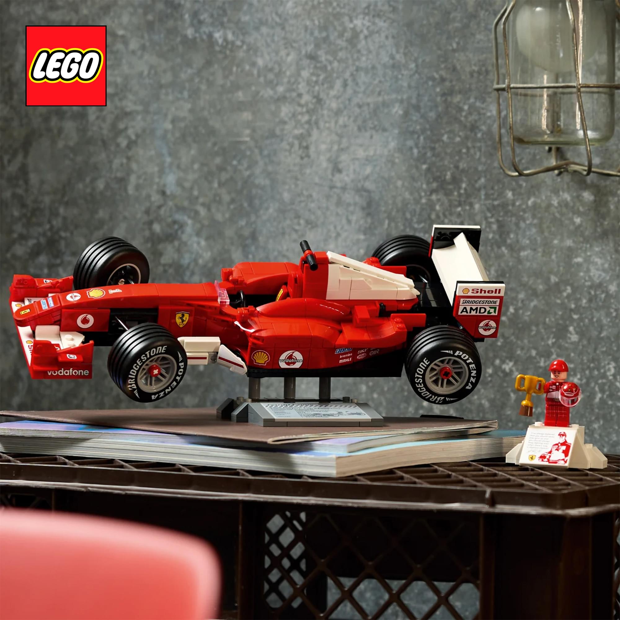 LEGO Icons 11375 Ferrari F2004 & Michael Schumacher 735-Piece Building Set