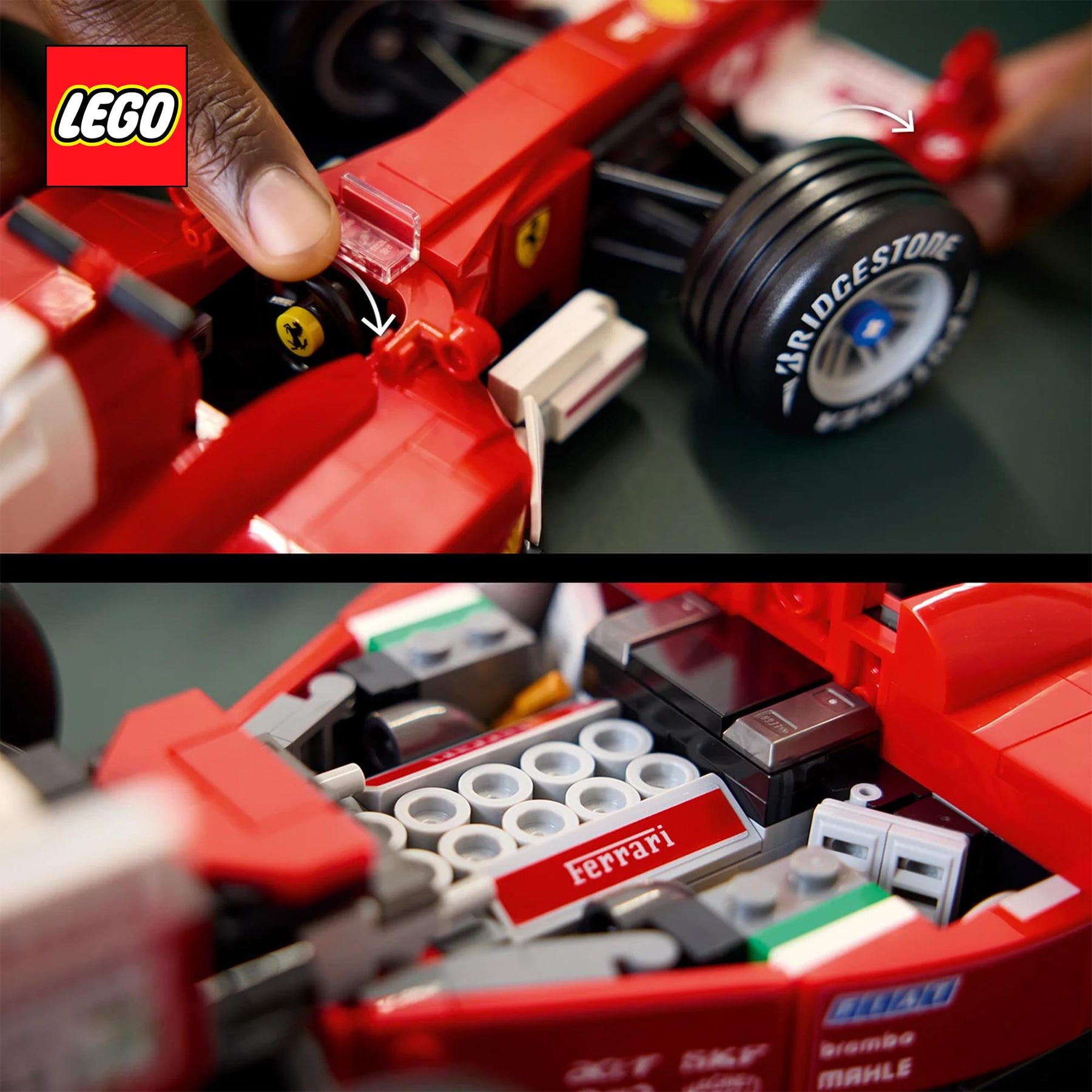 LEGO Icons 11375 Ferrari F2004 & Michael Schumacher 735-Piece Building Set