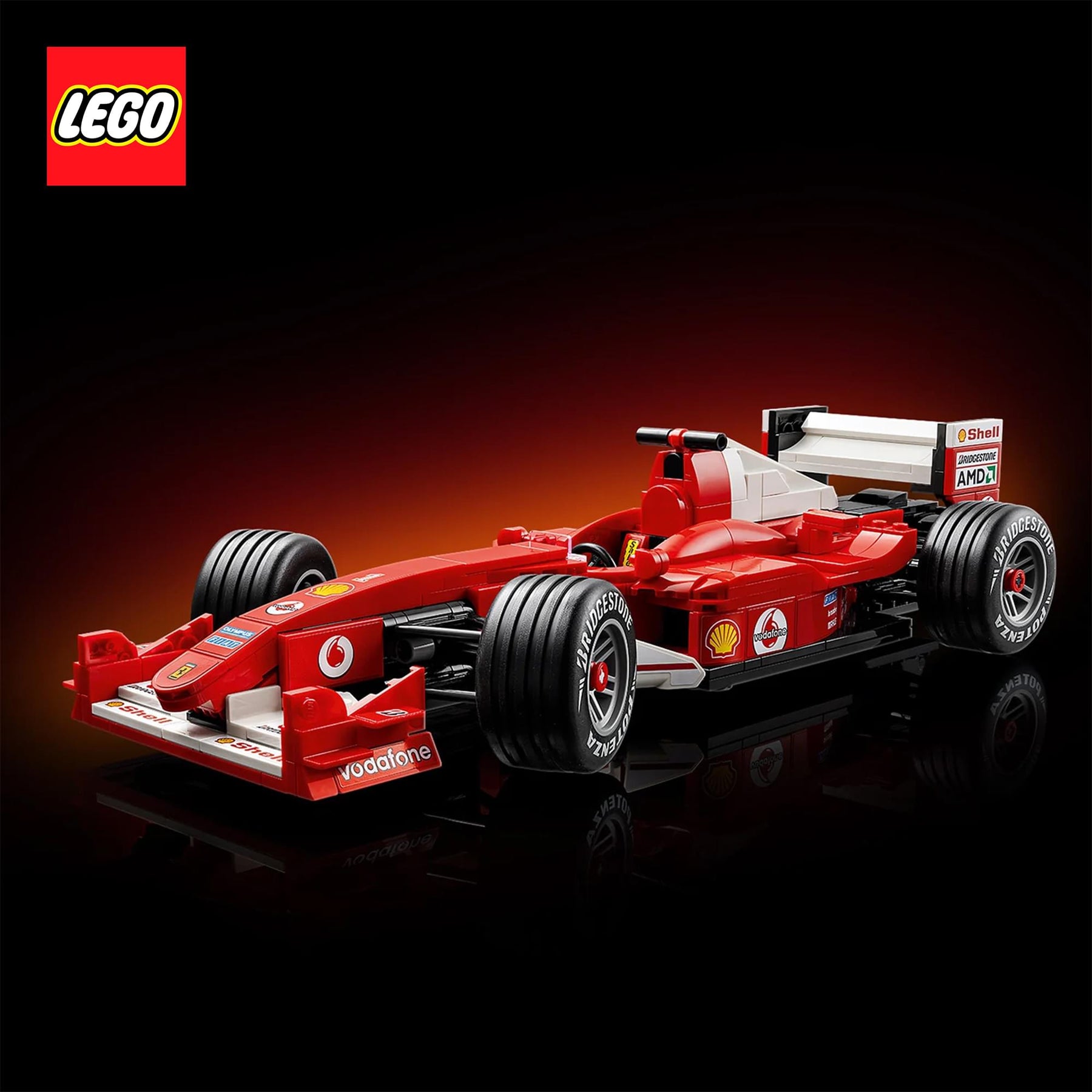 LEGO Icons 11375 Ferrari F2004 & Michael Schumacher 735-Piece Building Set