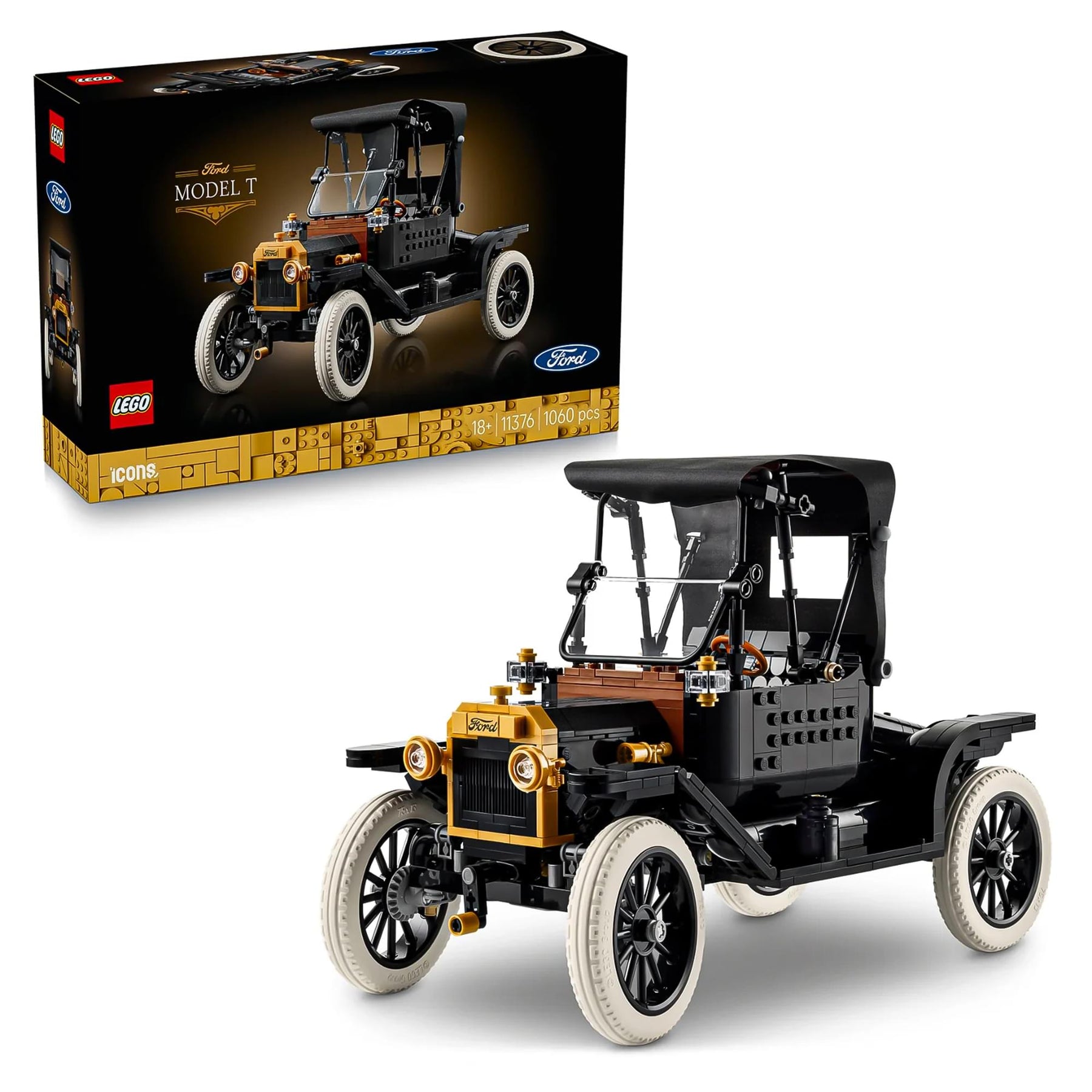 LEGO Icons 11376 Ford Model T 1060-Piece Building Set
