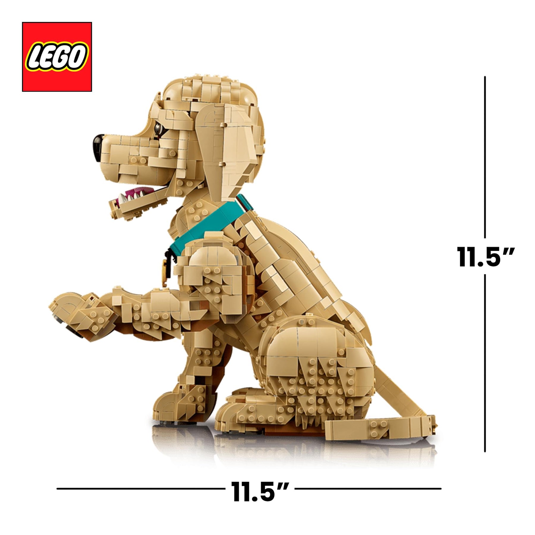 LEGO 11384 Golden Retriever Puppy 2102-Piece Building Set