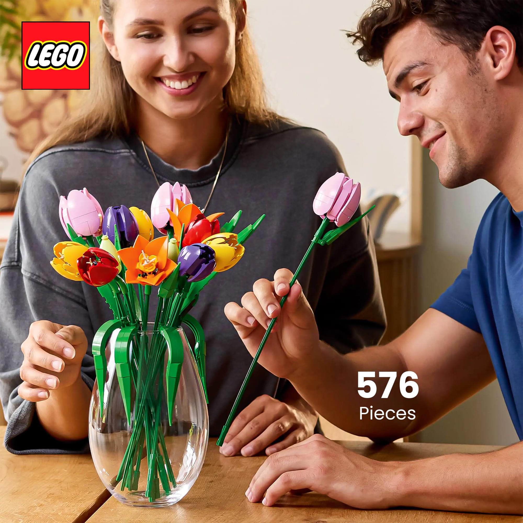 LEGO Botanicals 11501 Tulip Bouquet 576-Piece Building Set