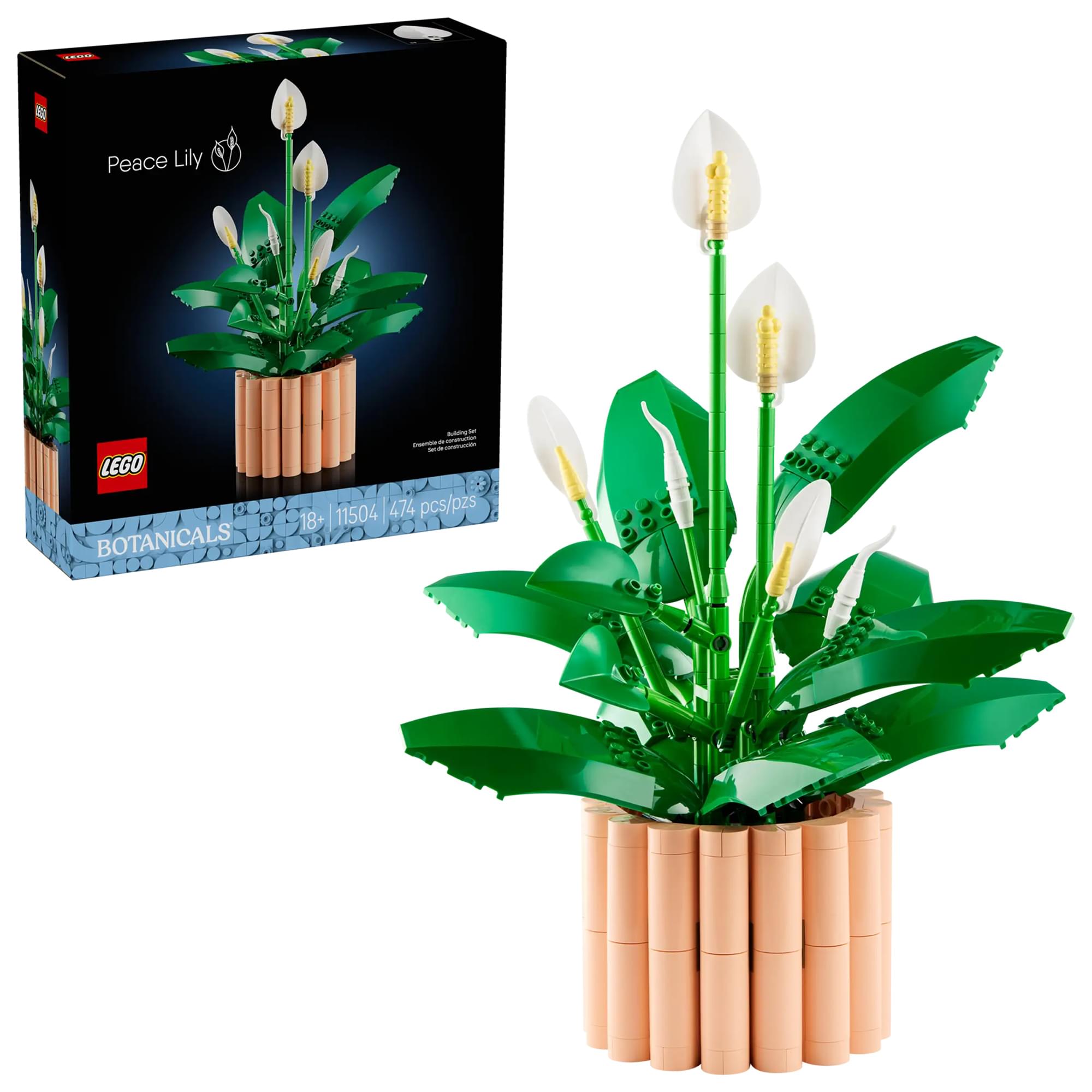 LEGO Botanicals 11504 Peace Lily 474-Piece Building Set