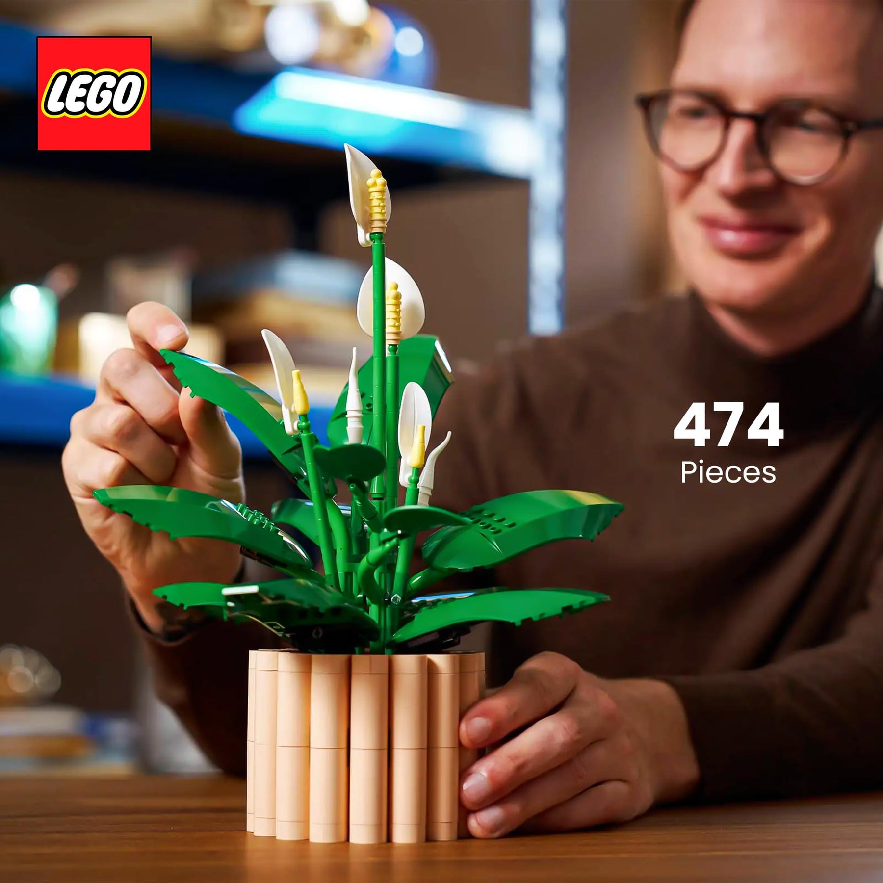 LEGO Botanicals 11504 Peace Lily 474-Piece Building Set