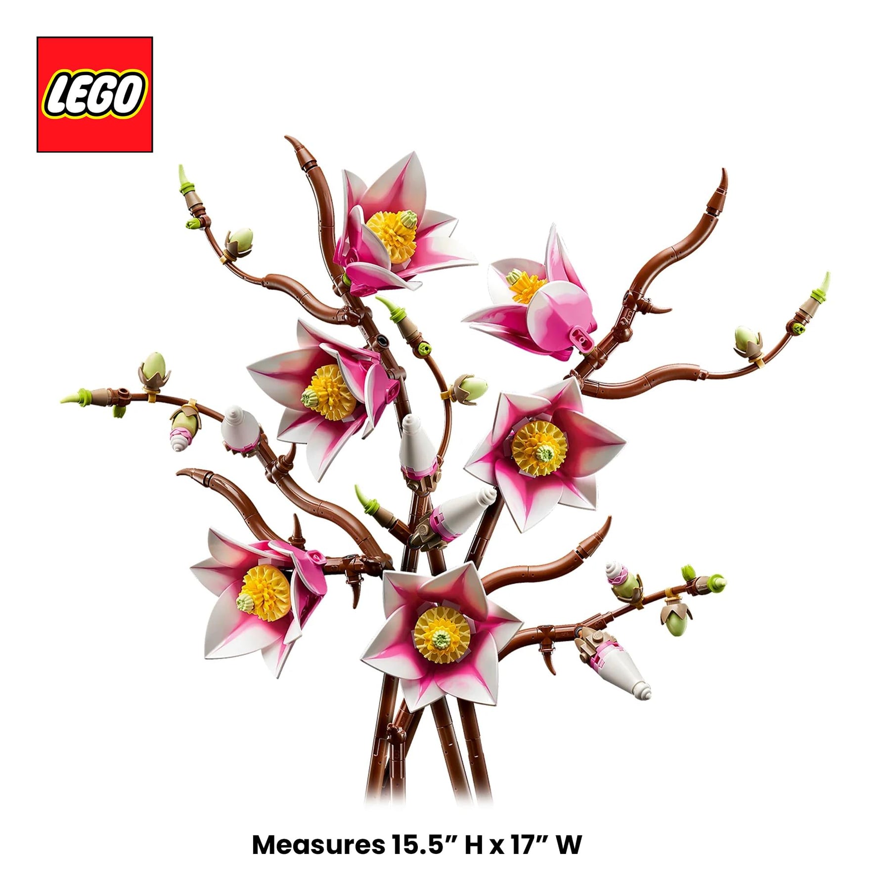 LEGO Botanicals 11510 Magnolia Branches 435-Piece Building Set