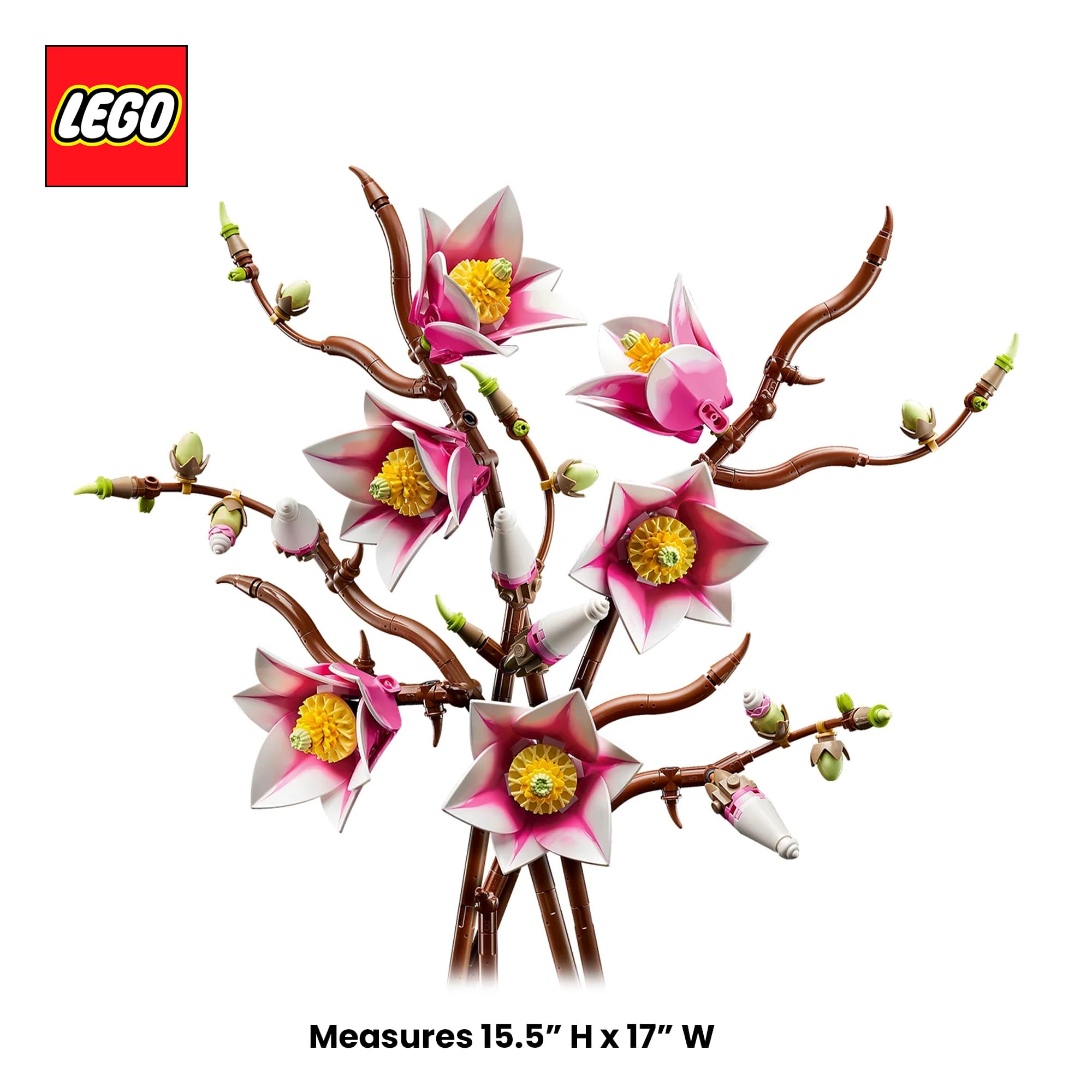 LEGO Botanicals 11510 Magnolia Branches 435-Piece Building Set