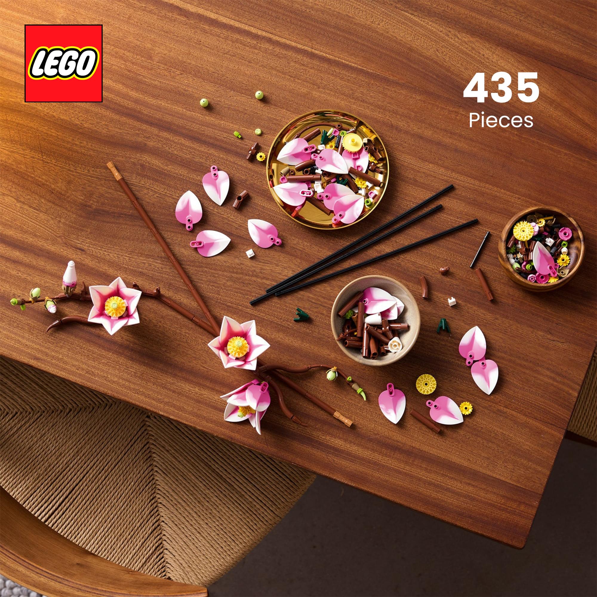 LEGO Botanicals 11510 Magnolia Branches 435-Piece Building Set