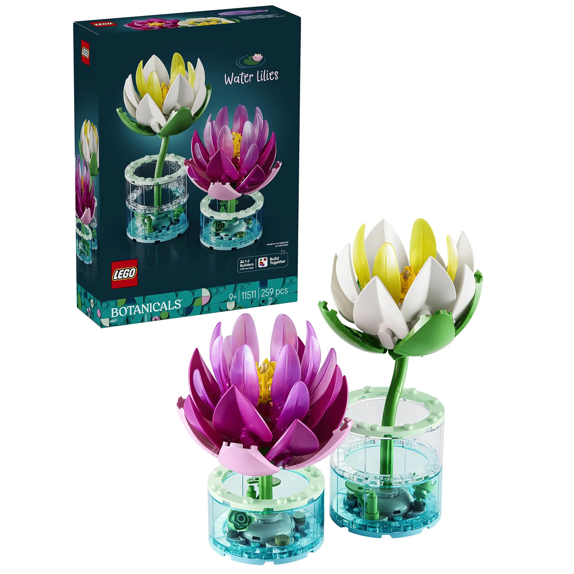 LEGO Botanicals 11511 Water Lilies 259-Piece Building Set