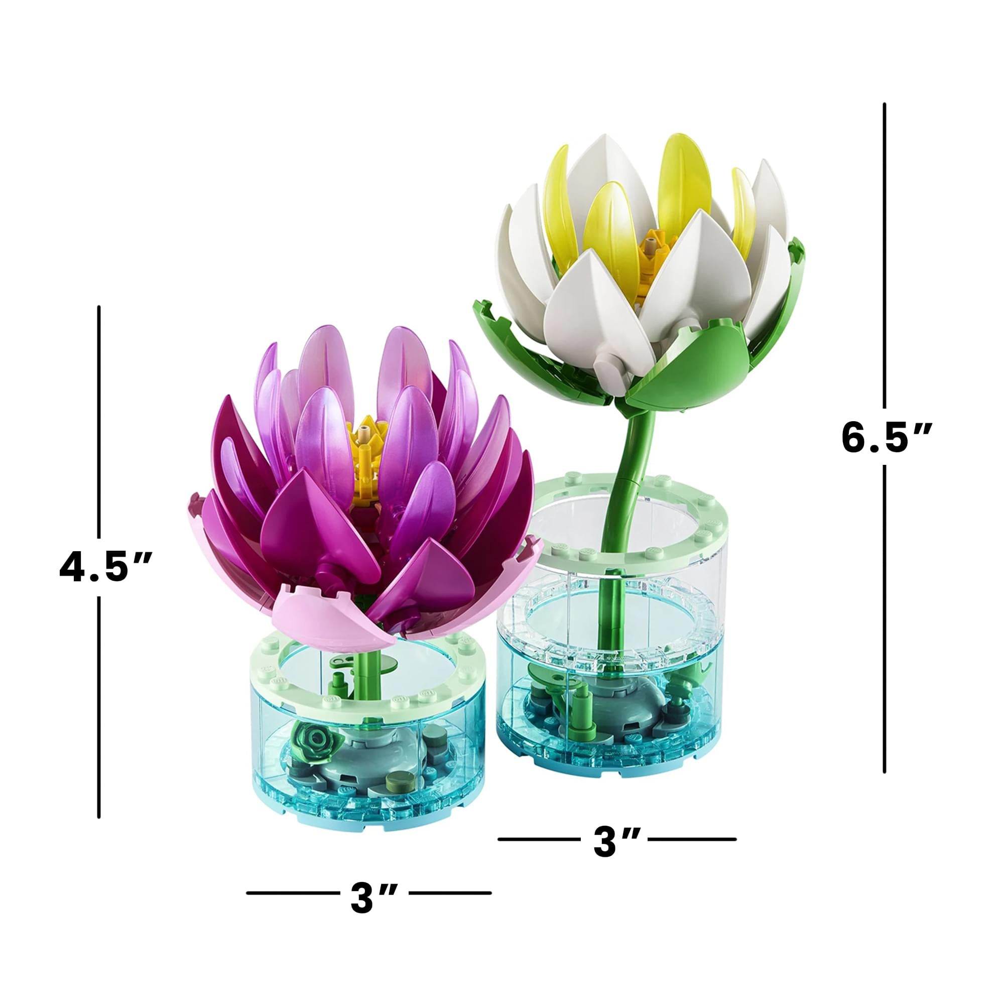 LEGO Botanicals 11511 Water Lilies 259-Piece Building Set