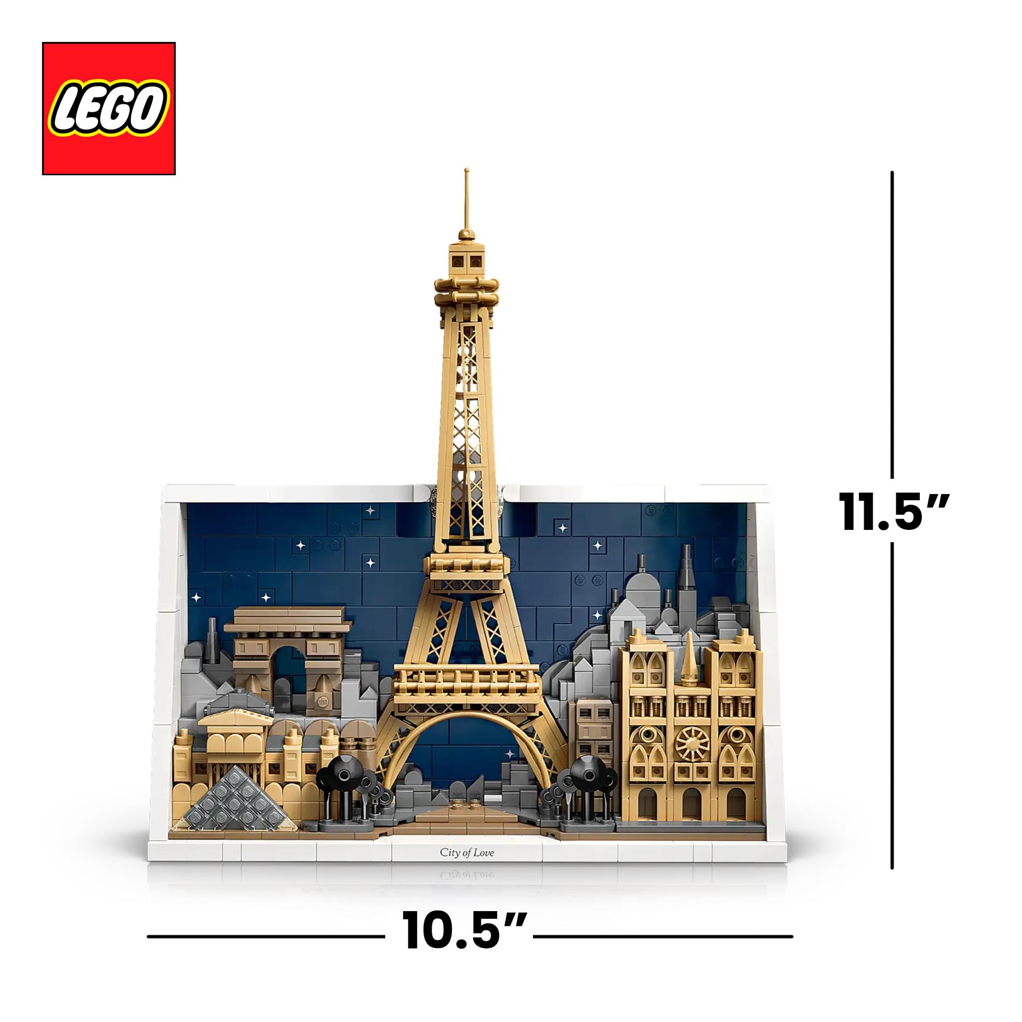 LEGO Architecture 21064 Paris, City of Love 958-Piece Building Set