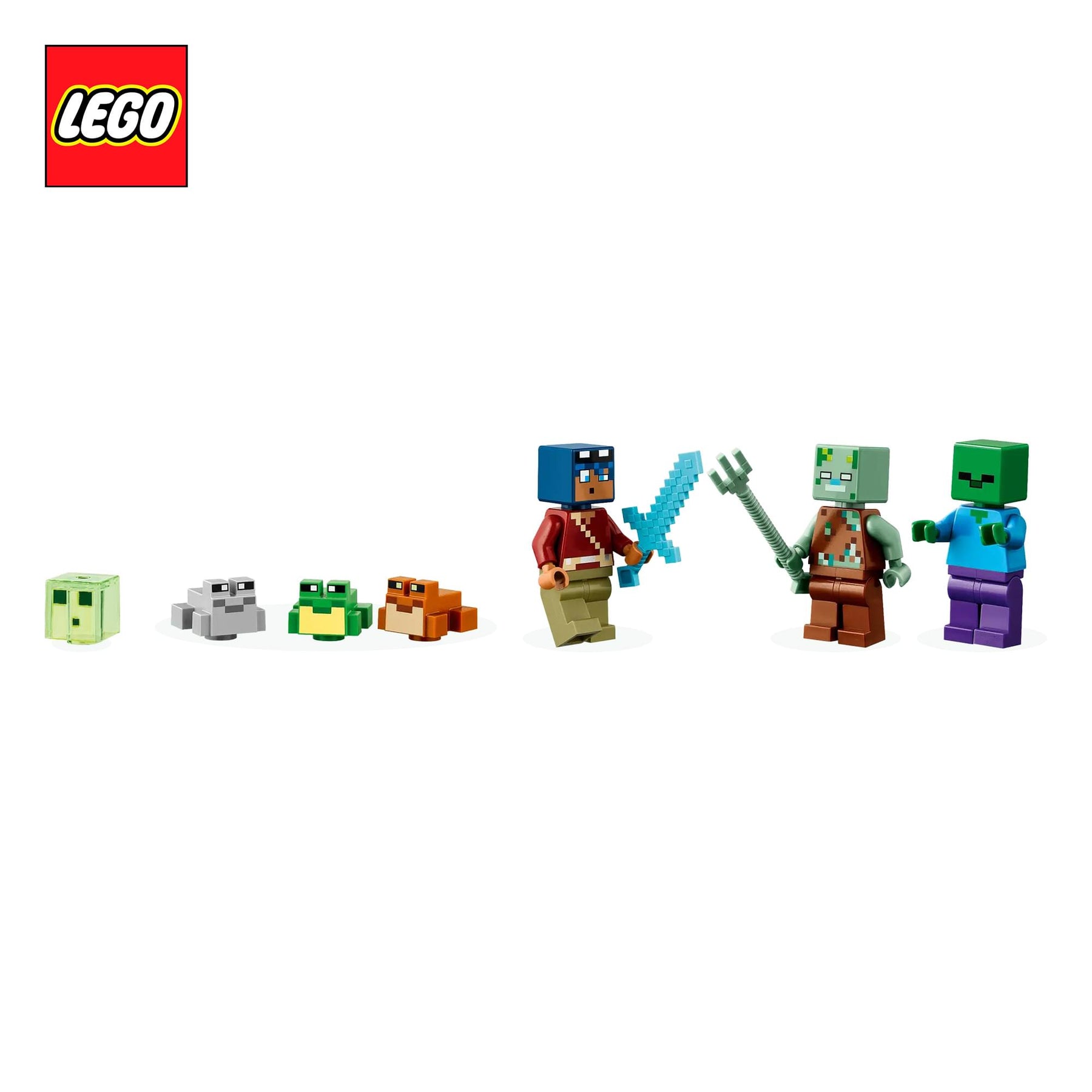 Minecraft LEGO 21256 The Frog House 400-Piece Building Set