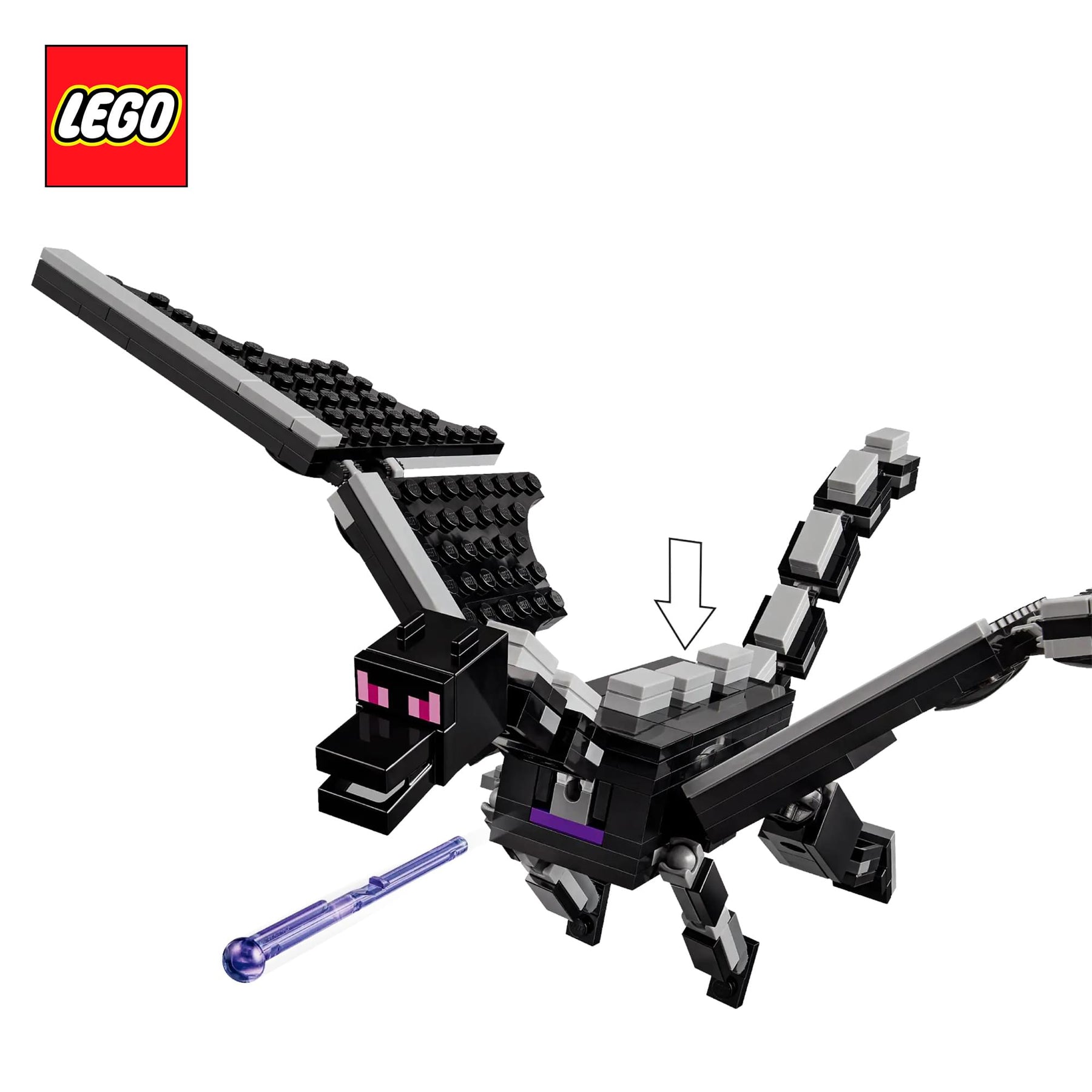 Minecraft LEGO 21264 The Ender Dragon and End Ship 222-Piece Building Set
