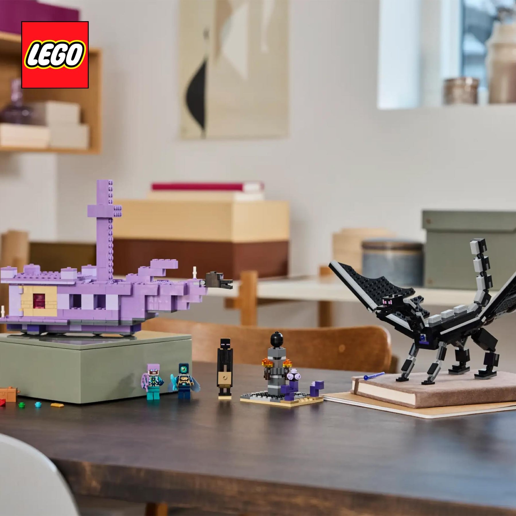 Minecraft LEGO 21264 The Ender Dragon and End Ship 222-Piece Building Set