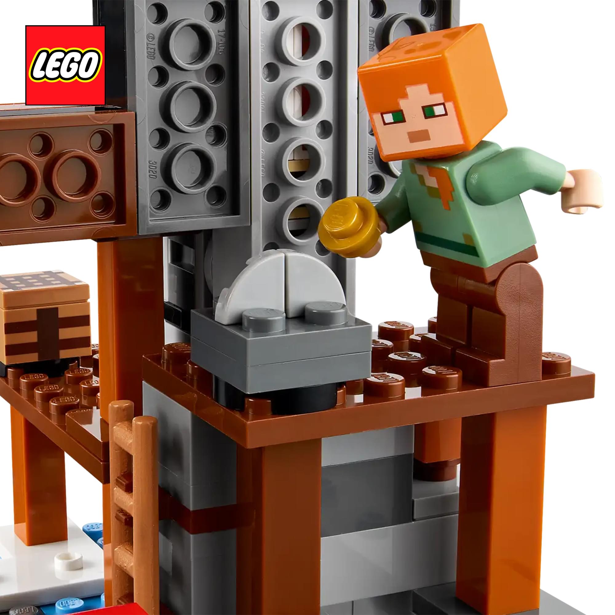 Minecraft LEGO 21277 The Pickaxe Mine 530-Piece Building Set
