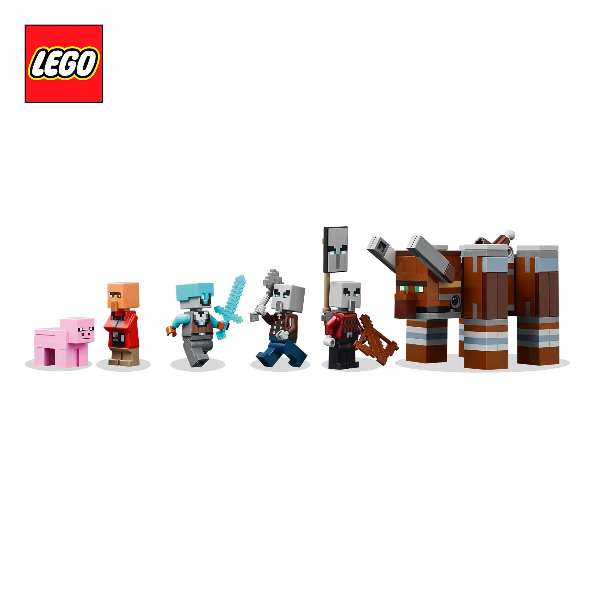 Minecraft LEGO 21278 The Pillager Outpost and Ravager 665-Piece Building Set